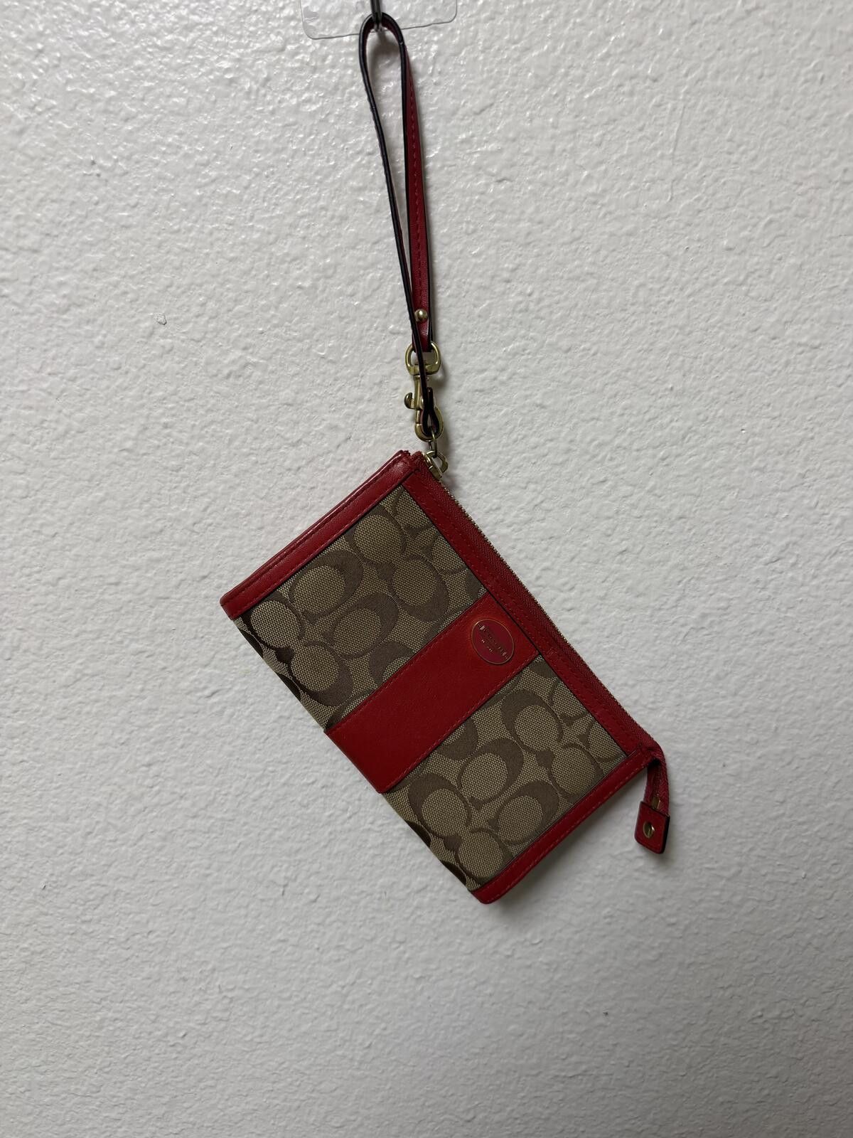 Coach Vtg Coach Legacy Signature Zipper Wallet Size ONE SIZE - 3 Thumbnail