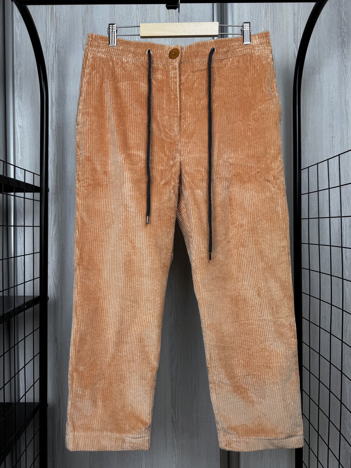 Eleventy Eleventy First Class Corduroy Peach Pearl Shimmer Pants Size 32" / US 10 / IT 46 - 2 Thumbnail
