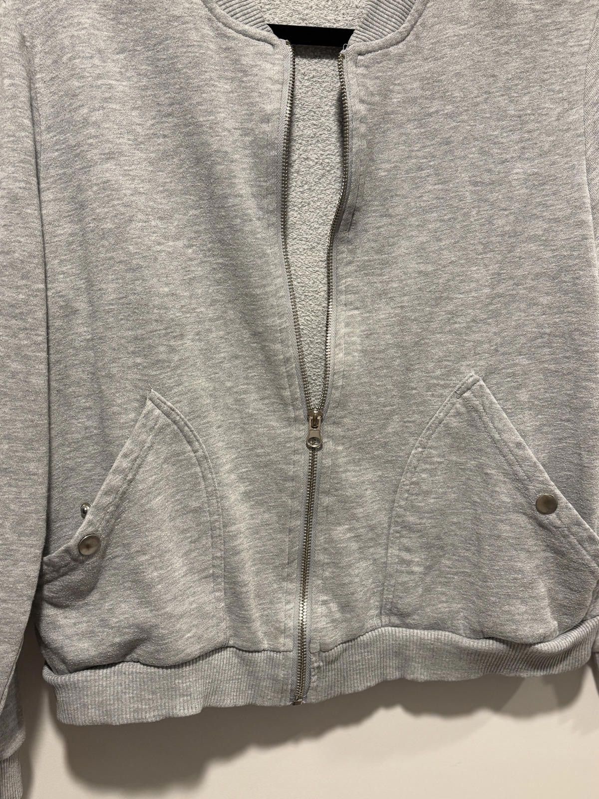 Other Alison Andrews Women's Light Gray Zip-Up Bomber Jacket SizeS Size S / US 4 / IT 40 - 4 Thumbnail