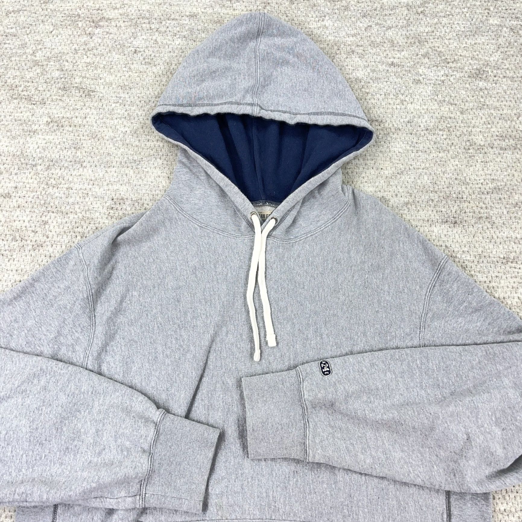 American Eagle Outfitters VINTAGE American Eagle Hoodie Men L Gray Blue Sweatshirt Spellout Grunge Embroidered Logo Pullover Hooded All Seasons Size US L / EU 52-54 / 3 - 6 Thumbnail