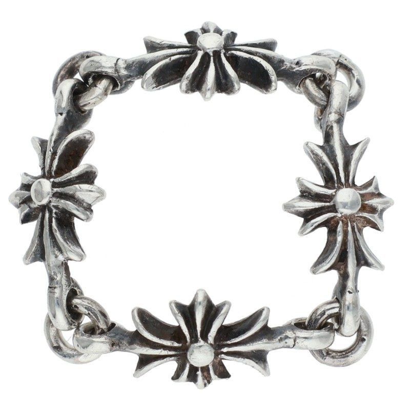 Chrome Hearts Chrome Hearts Tiny ECH Plus Silver Ring Size ONE SIZE - 1 Thumbnail