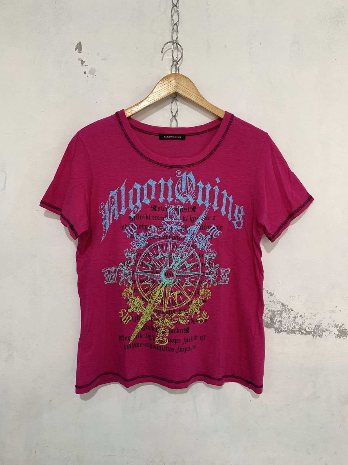 If Six Was Nine × Japanese Brand × Seditionaries Algonquins poem slub yarn t shirt Size US S / EU 44-46 / 1 - 1 Thumbnail