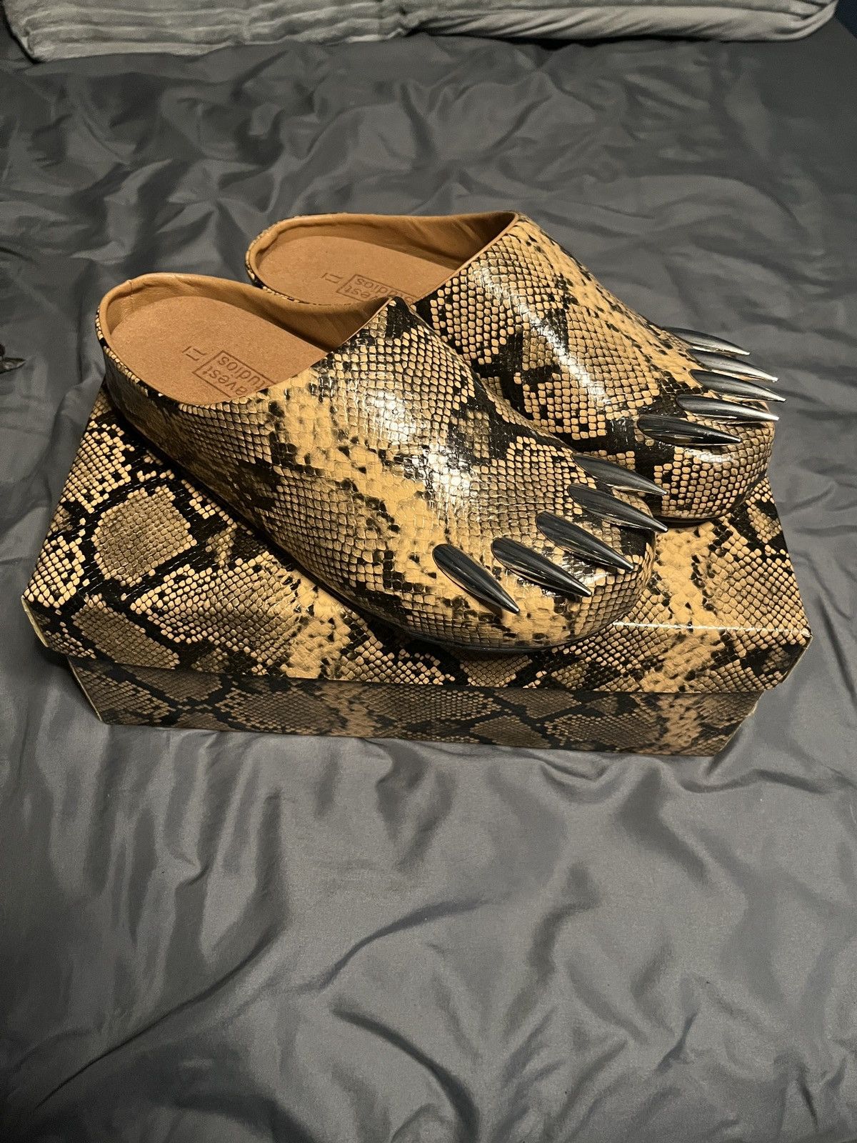 Bravest Studios Bravest Studios Snakeskin Claw Mules Size US 11 / EU 44 - 1 Thumbnail
