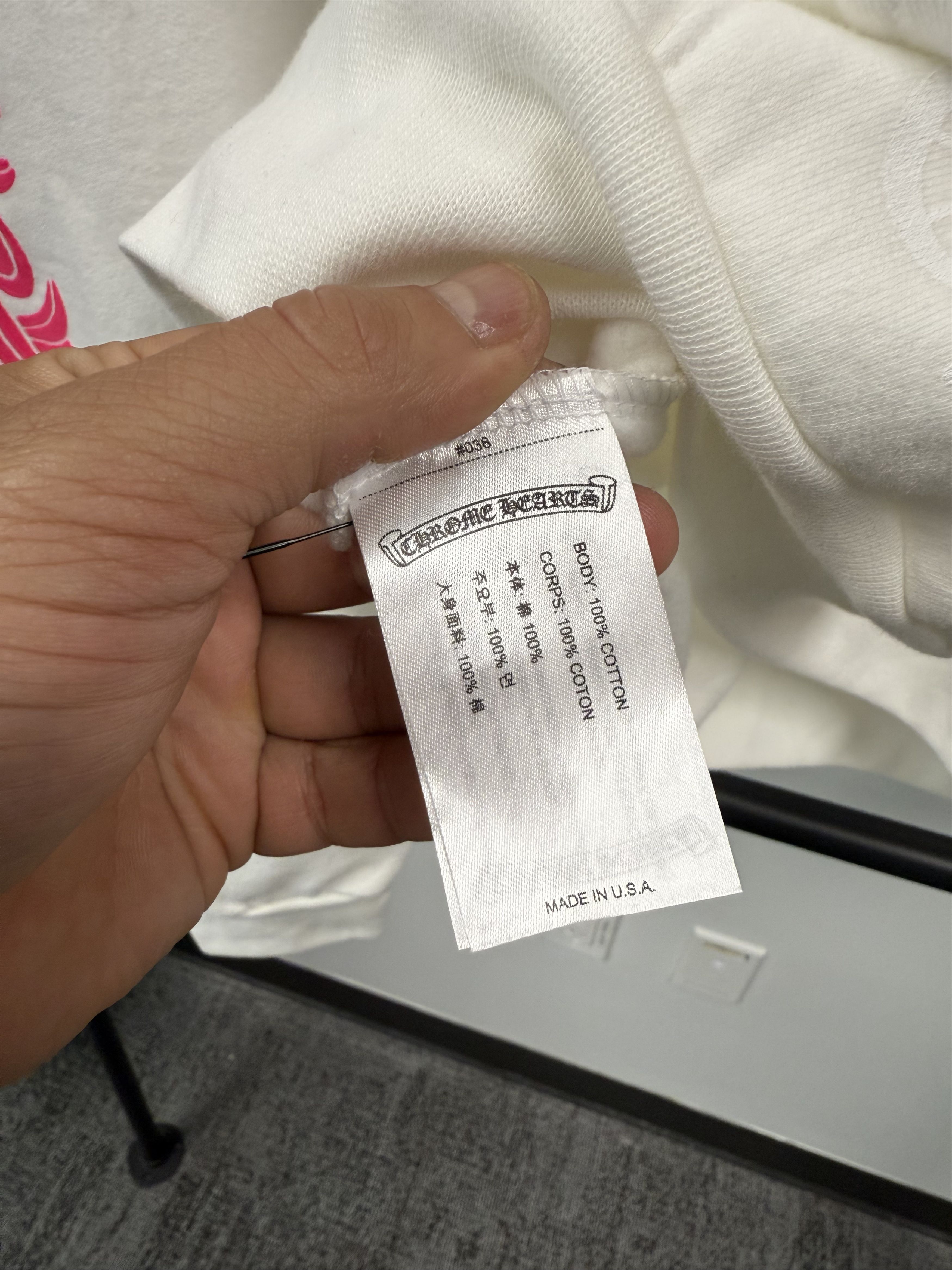 Chrome Hearts Chrome Hearts Horseshoe Floral Hoodie- White Pink - L Size US L / EU 52-54 / 3 - 6 Thumbnail