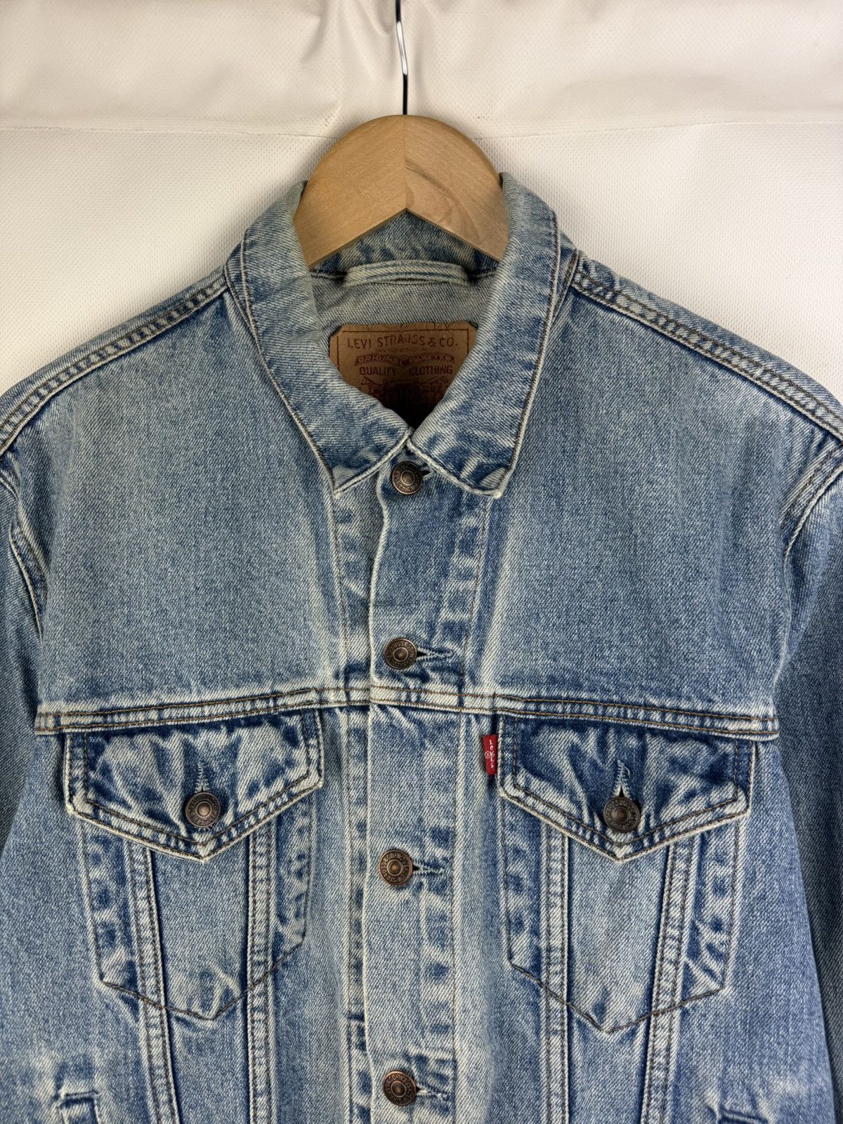 Levi's VTG 90s Levi’s Type 3 Light Blue Washed Denim Trucker Jacket Size US M / EU 48-50 / 2 - 6 Thumbnail