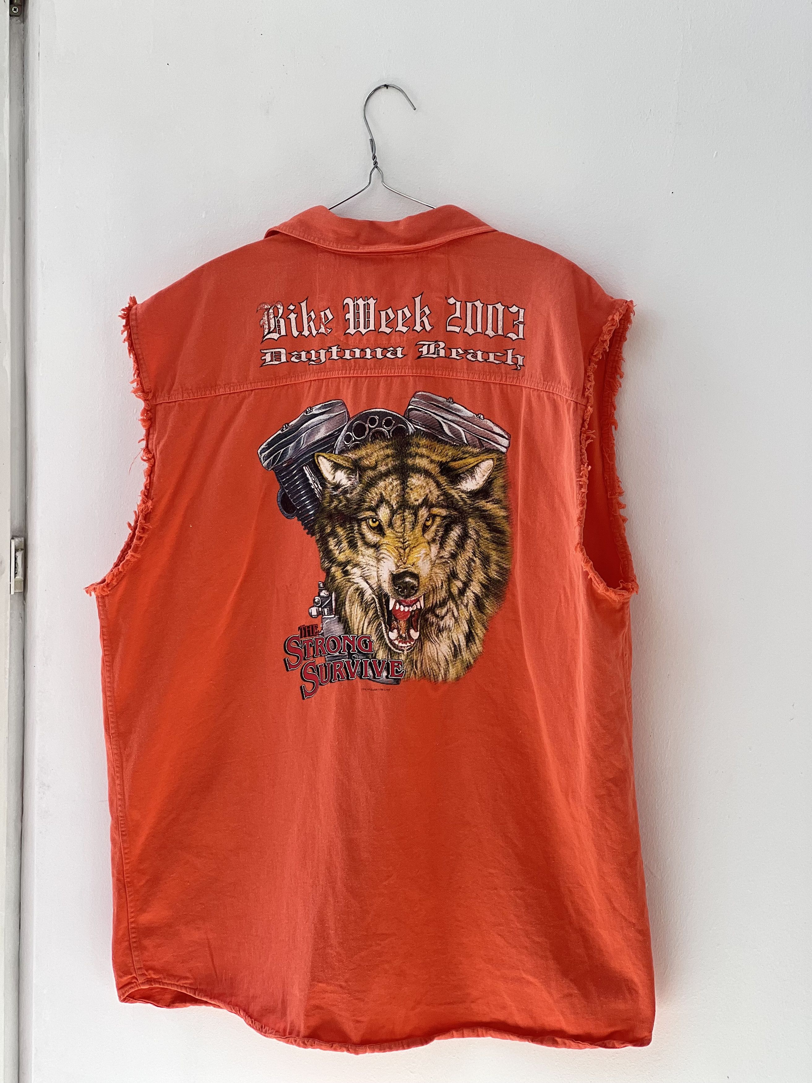 Band Tees BikerDesign `2003` vintage vest Size US XXL / EU 58 / 5 - 8 Thumbnail