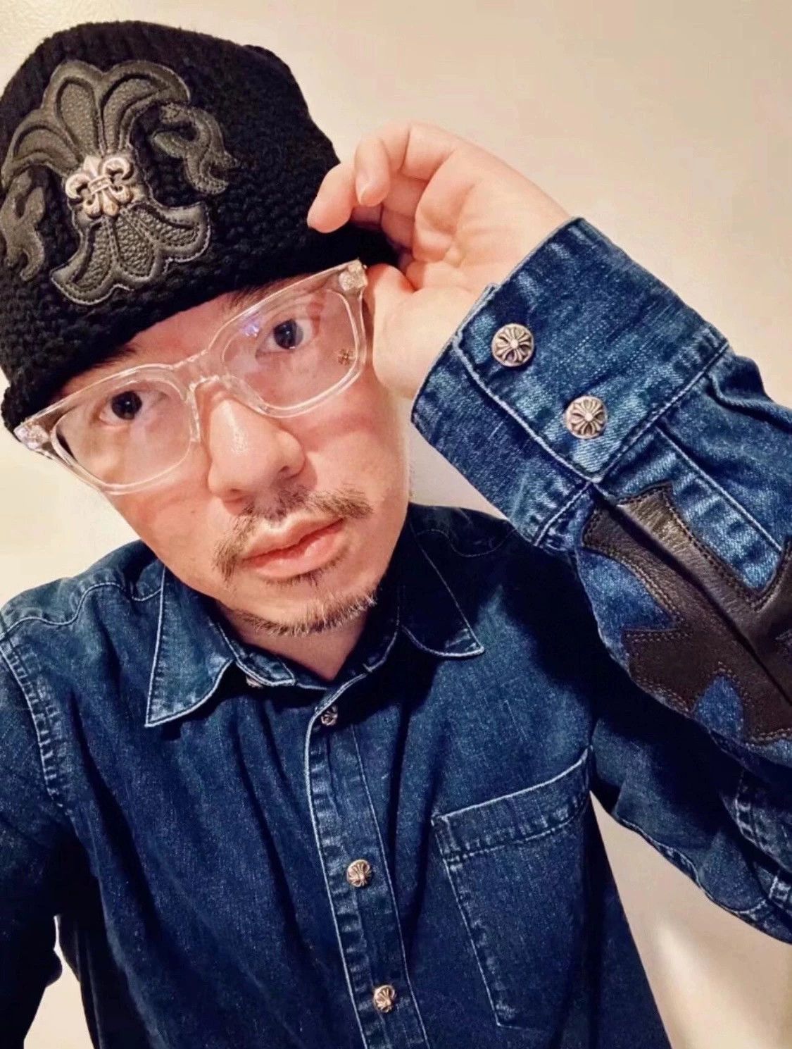 Chrome Hearts Chrome Hearts Denim Work Dog Patch Silver XS 95N Size US XS / EU 42 / 0 - 6 Thumbnail