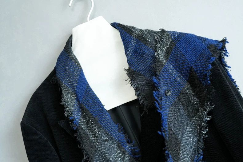 Yohji Yamamoto yohji yamamoto22AW Show Scarf Corduroy Coat 2503-Nextarrow Size US M / EU 48-50 / 2 - 6 Thumbnail