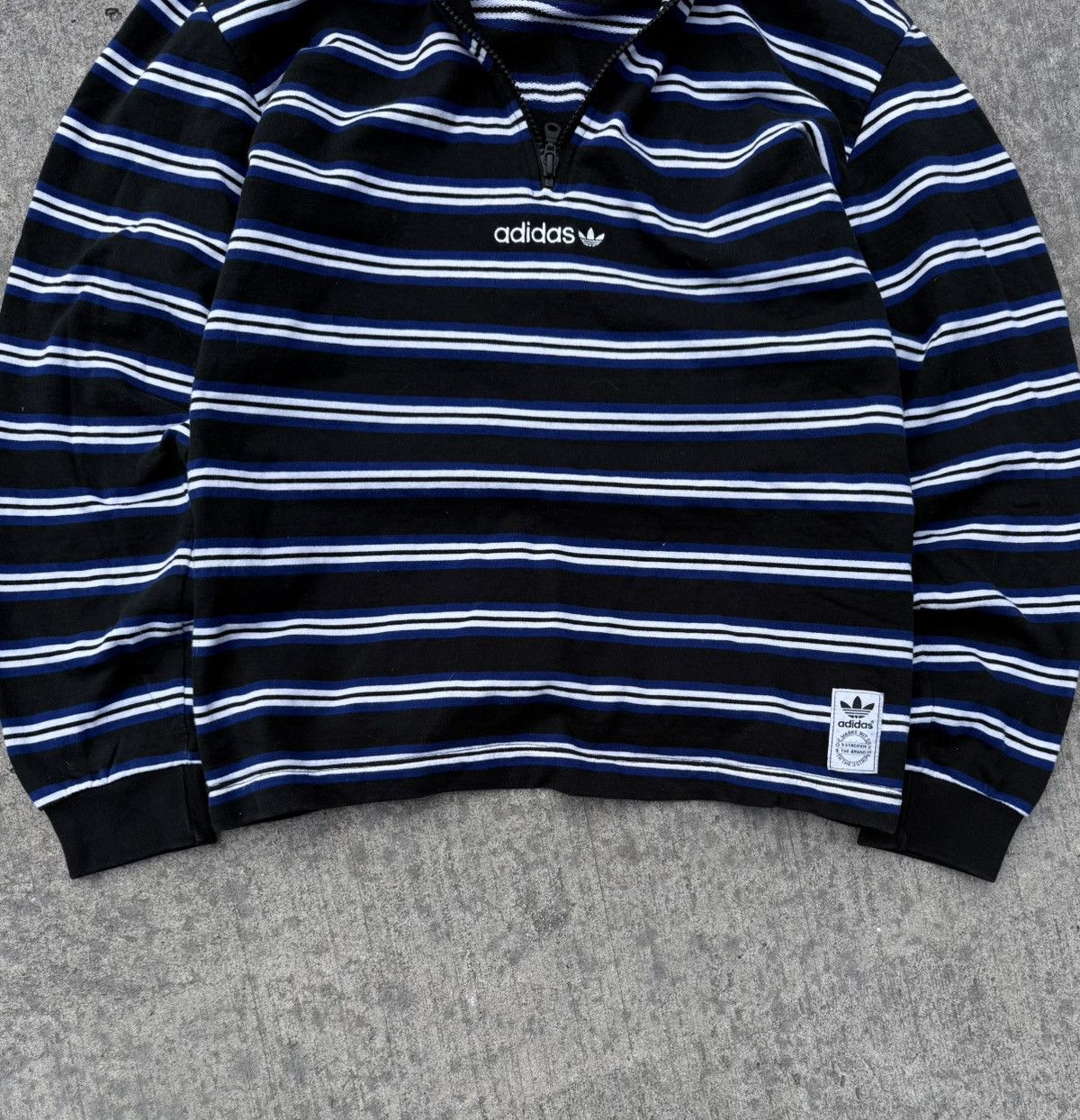 Adidas × Vintage Vintage Adidas Y2K avantgarde streetwear sweater Size US S / EU 44-46 / 1 - 4 Thumbnail
