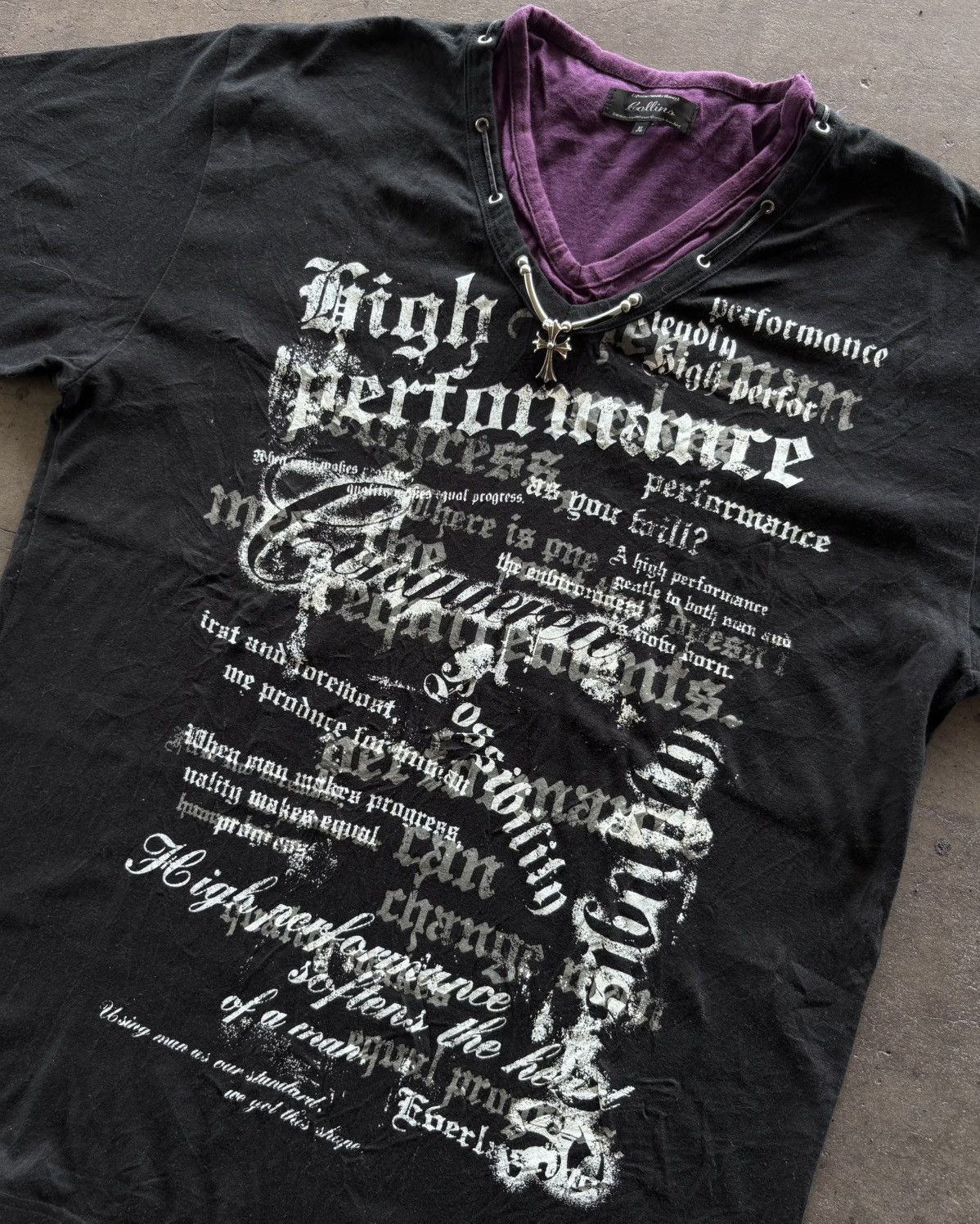 Japanese Brand Callina Necklare Poem Shirt Size US XL / EU 56 / 4 - 2 Thumbnail