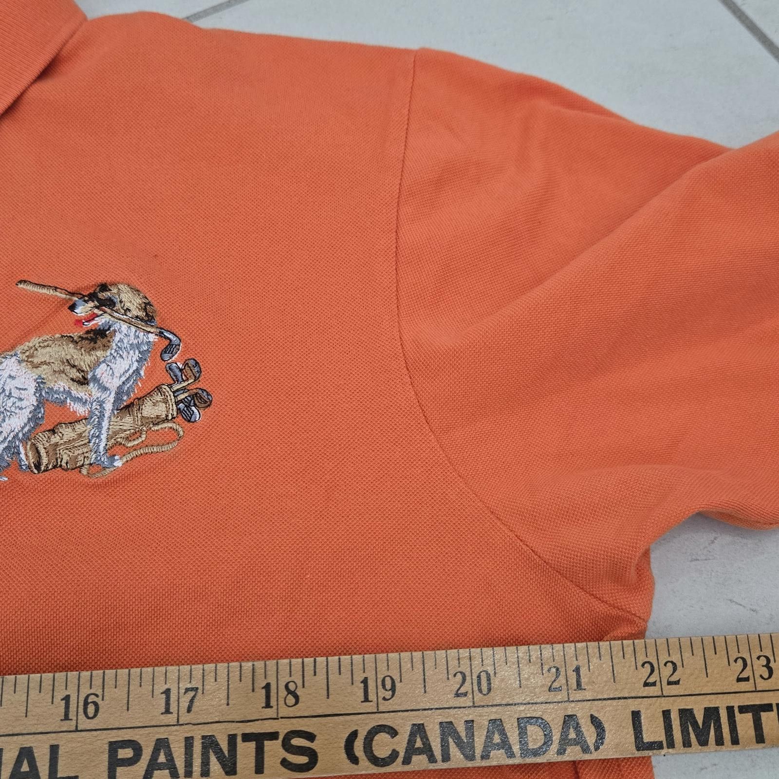 Mizuno Vintage Mizuno Polo Men's Large Orange Embroidered Dog Size US L / EU 52-54 / 3 - 8 Thumbnail