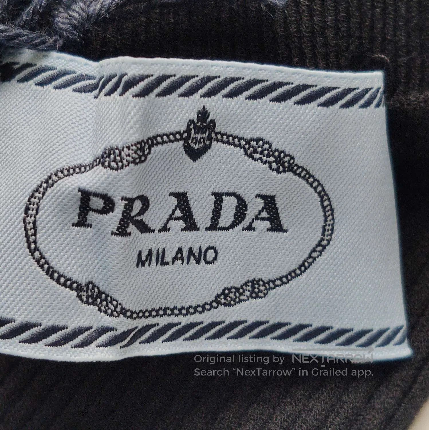 Prada Prada Black Ribbed Knit Long Sleeve Sweater . Size L / US 10 / IT 46 - 4 Thumbnail