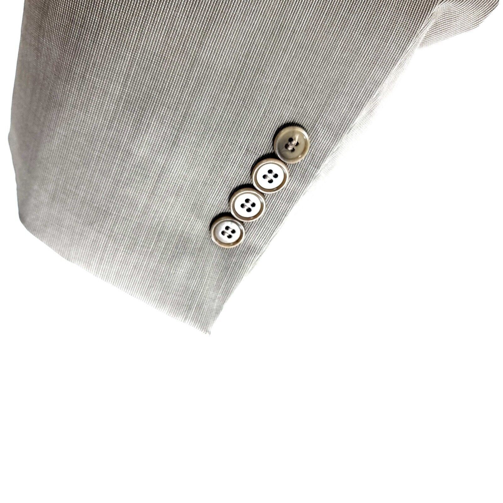 Pronto Uomo Pronto Uomo Signature Zigone Super 100s Wool 2 Button Blazer Size 44L - 4 Thumbnail