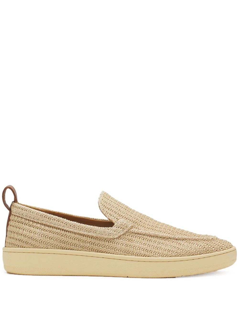 Lanvin os11x0226 Raffia Loafers In Beige Size US 11 / EU 44 - 1 Thumbnail