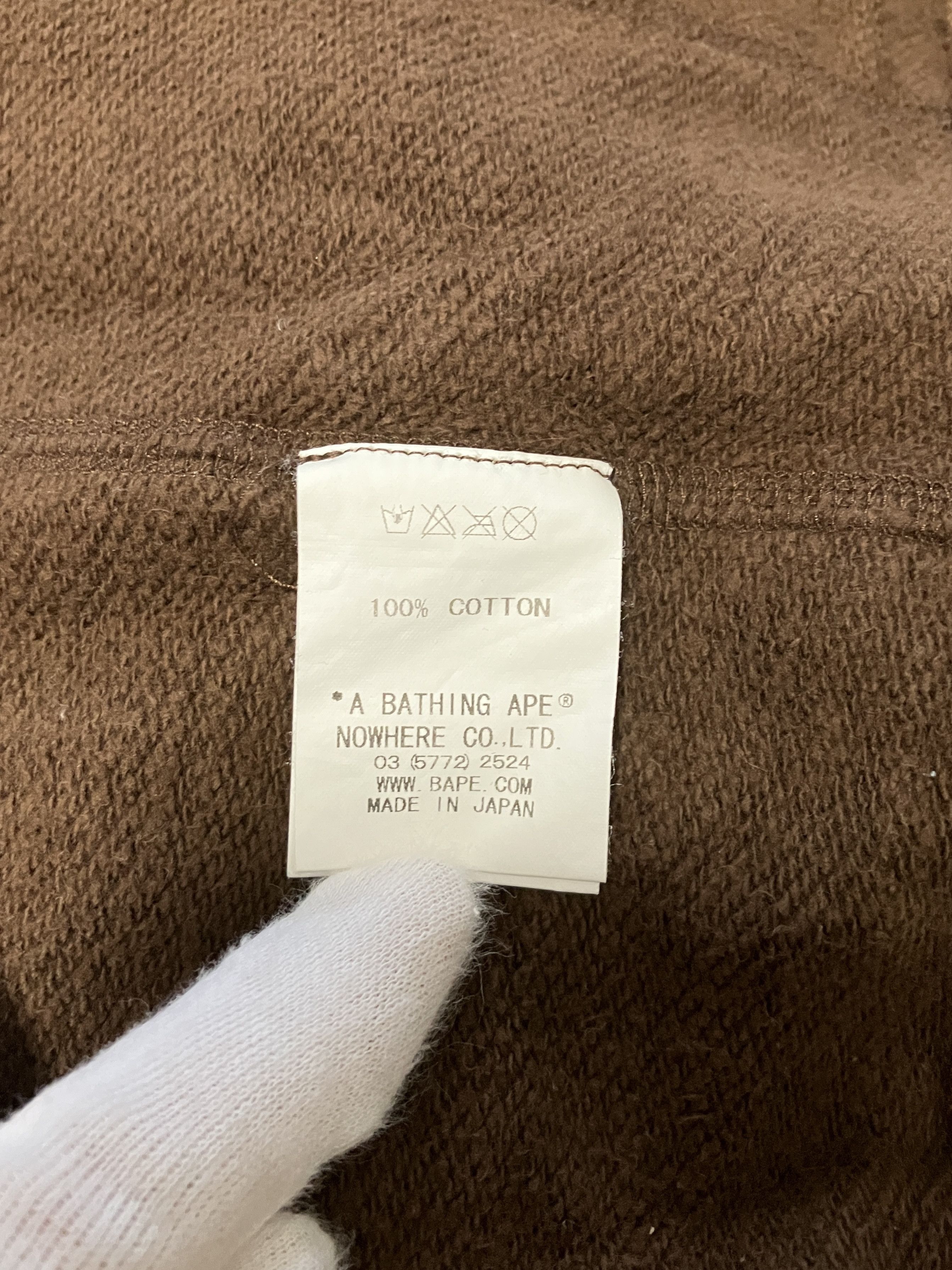 Bape OG Bape Brown Multi Patch Full Zip Hoodie Size US L / EU 52-54 / 3 - 10 Thumbnail