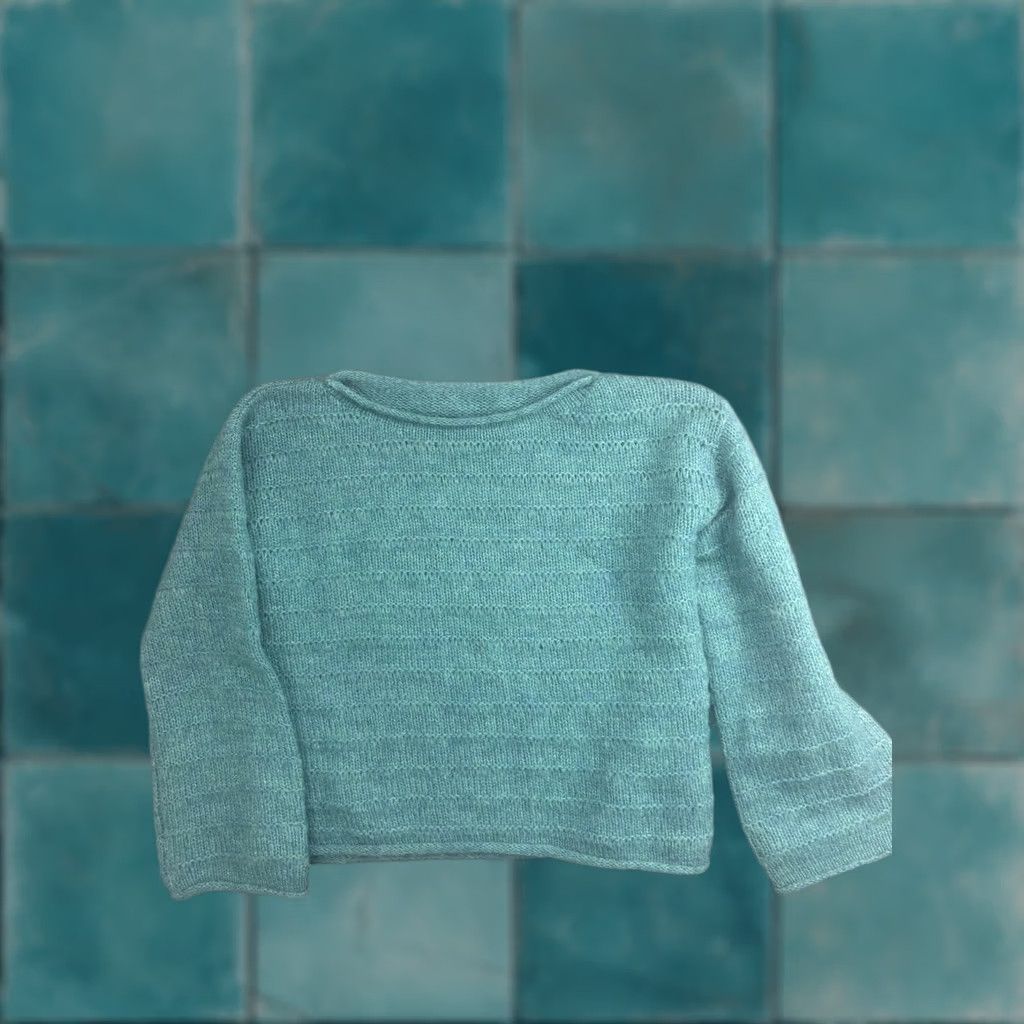 Rhythm Rhythm Womens Small Green Open Knit Crew Neck Lightweight Pullover Top Sweater Knit Casual Fall Knitwear Mens Women? Size S / US 4 / IT 40 - 1 Thumbnail