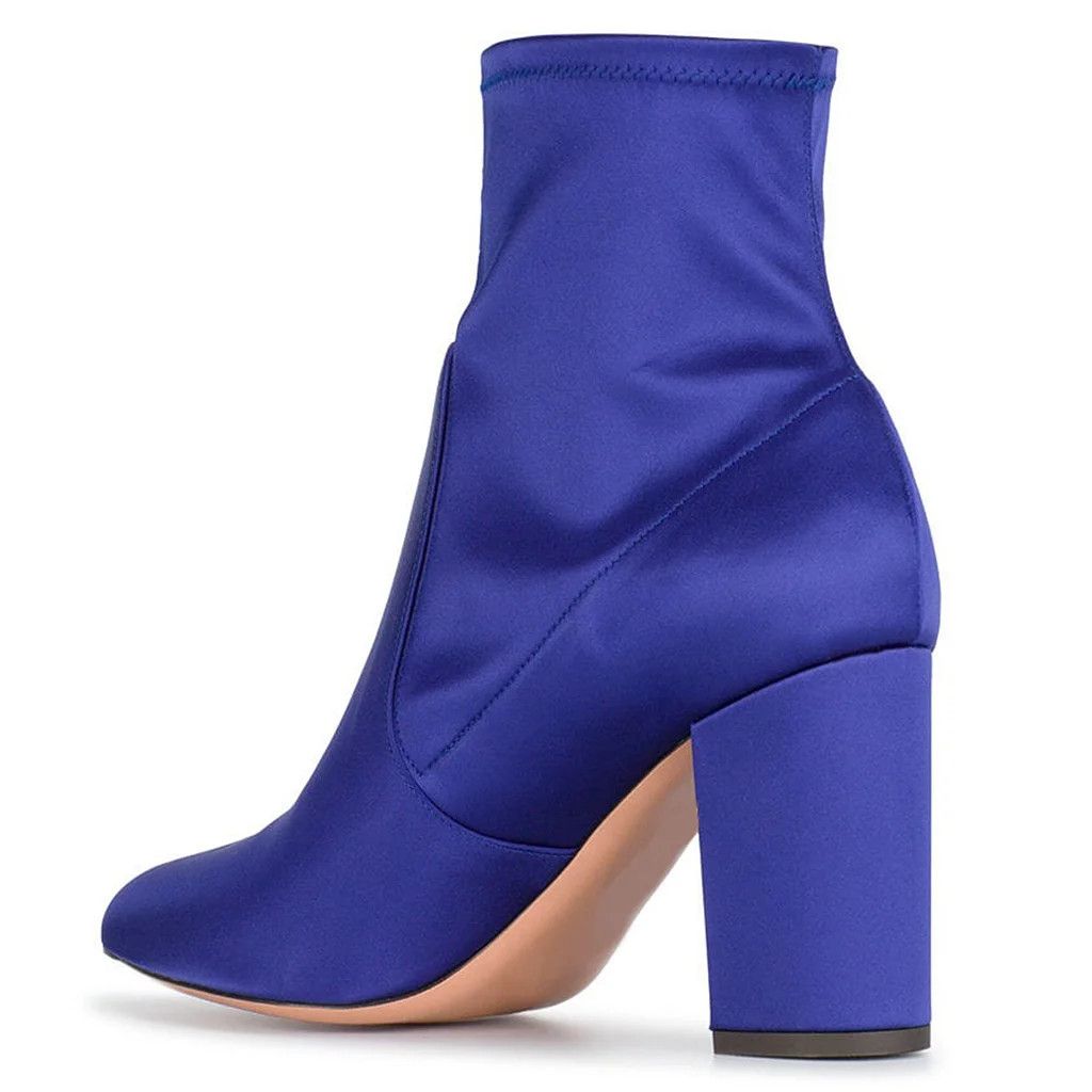 Aquazzura o1srvl11e1024 Boot in Blue Size US 7 / IT 37 - 2 Thumbnail