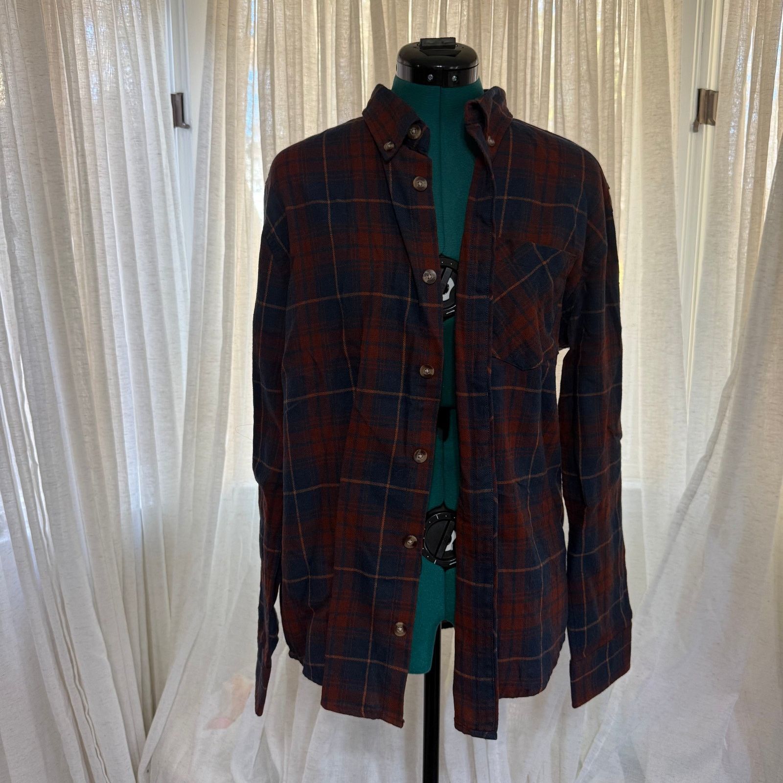 Other Berkley Jensen Plaid Button-Down Shirt | Sz M Size US M / EU 48-50 / 2 - 2 Thumbnail