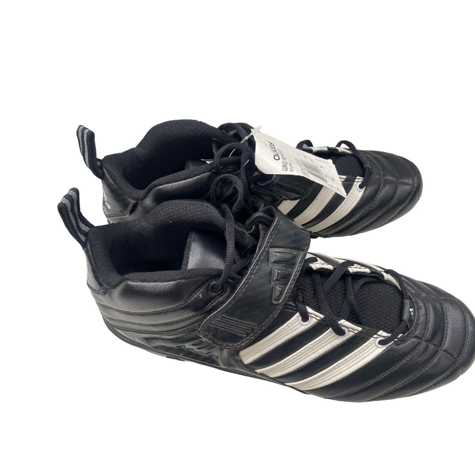 Adidas Adidas Grid Iron 3/4 D Football Cleats Black / White Size 10 Size US 10 / EU 43 - 7 Thumbnail