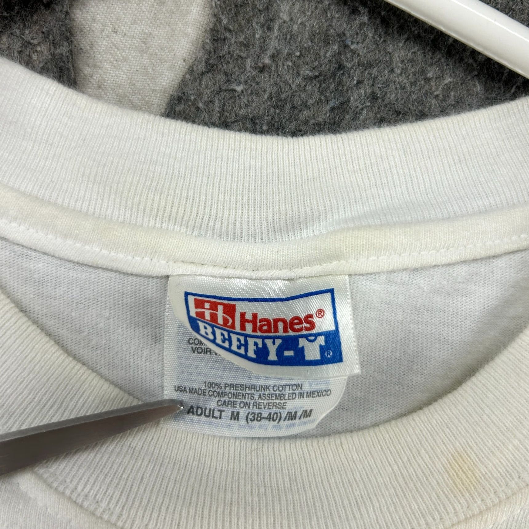 Hanes VINTAGE Desert Bar Nellie Saloon Shirt Womens M White 90s Crop Cowgirl Western Desert Bar Nellie Saloon Shirt Womens M White 90s Size M / US 6-8 / IT 42-44 - 5 Thumbnail