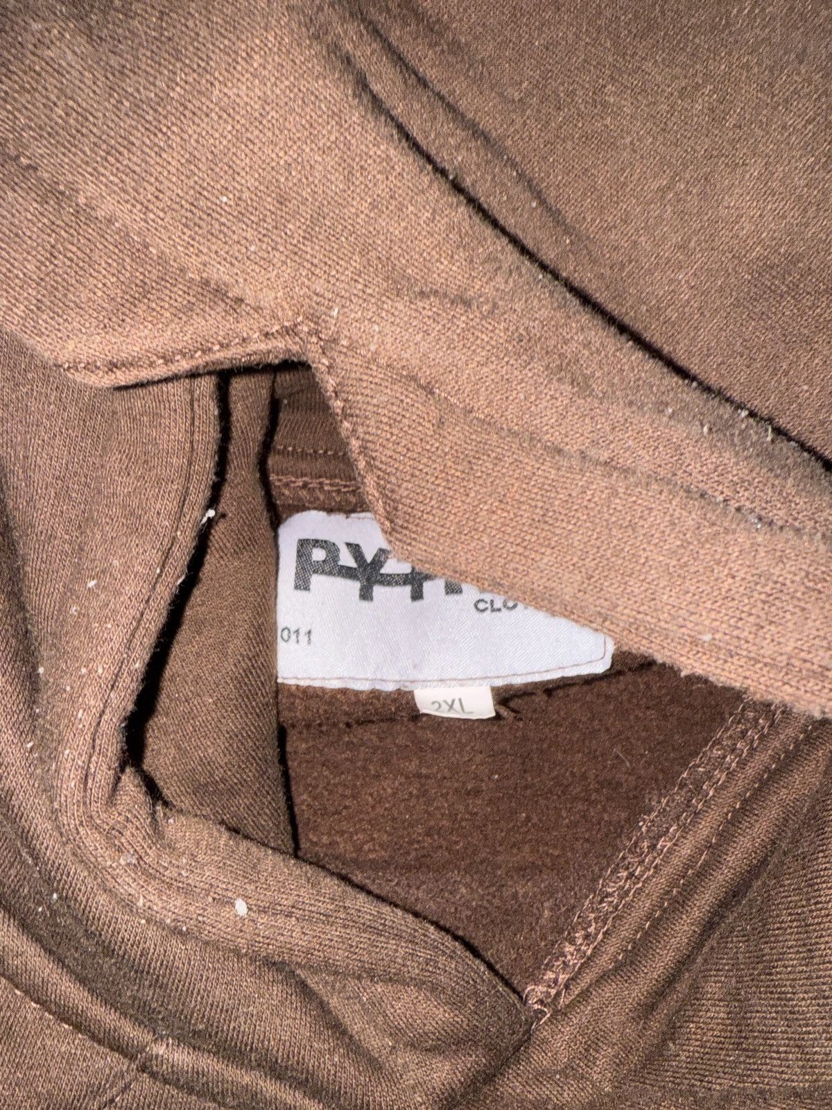 Pythia Pythia Peripherals Hooded Sweatshirt Brown / Pink Size US XXL / EU 58 / 5 - 3 Thumbnail