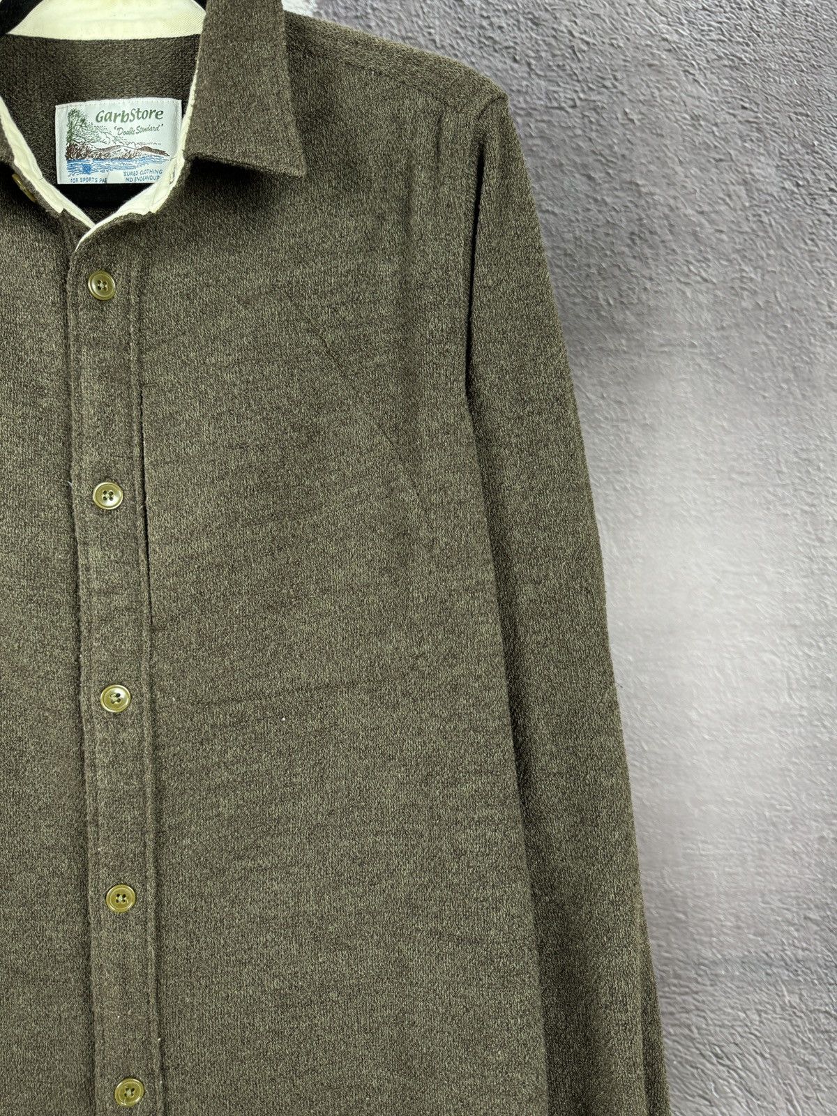 Flannel × Garbstore Garbstore double standard side front pocket flannel shirt Size US M / EU 48-50 / 2 - 8 Thumbnail