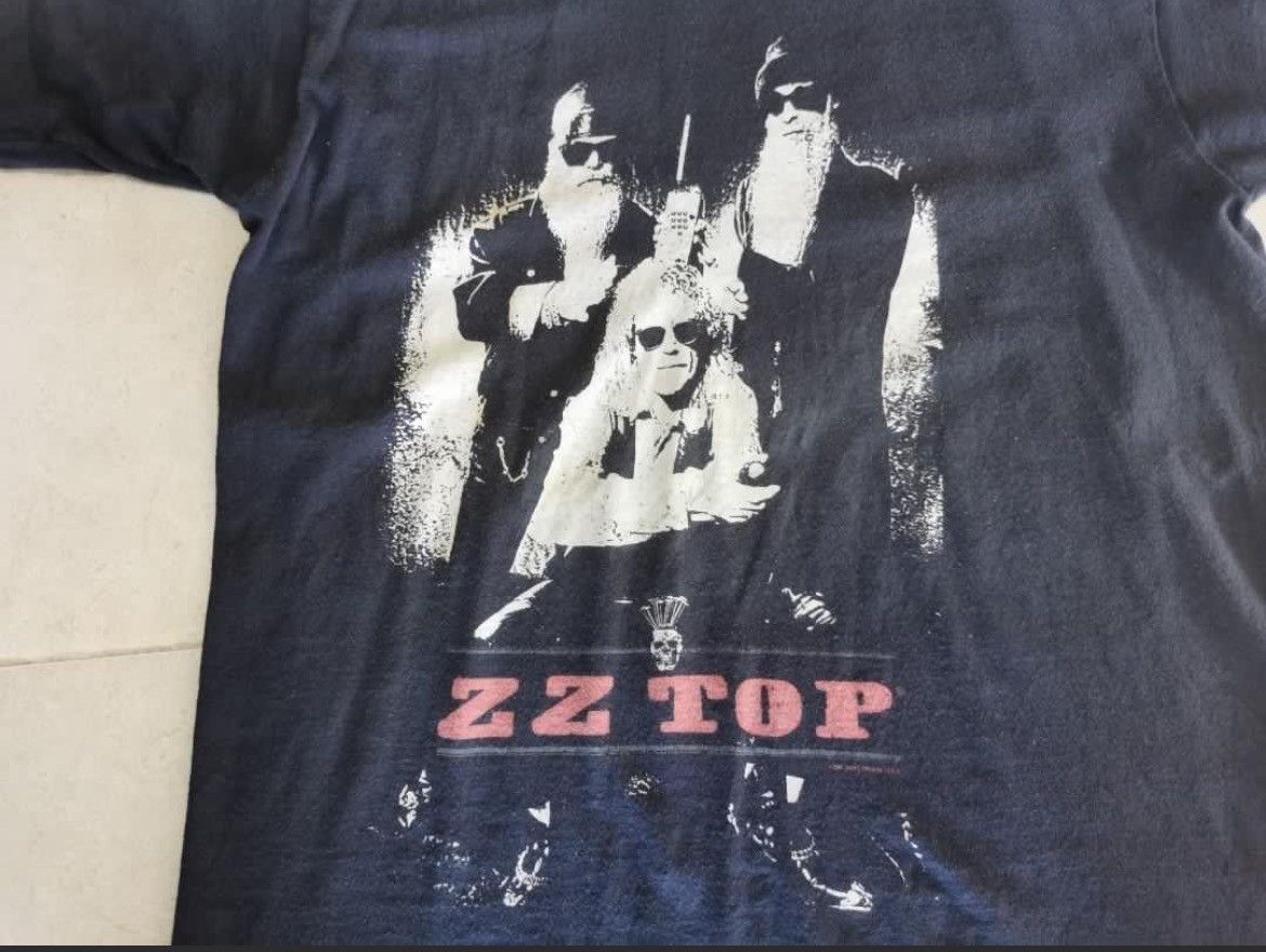 Band Tees × Vintage Vintage 80s Band ZZ Top USA Size US L / EU 52-54 / 3 - 2 Thumbnail