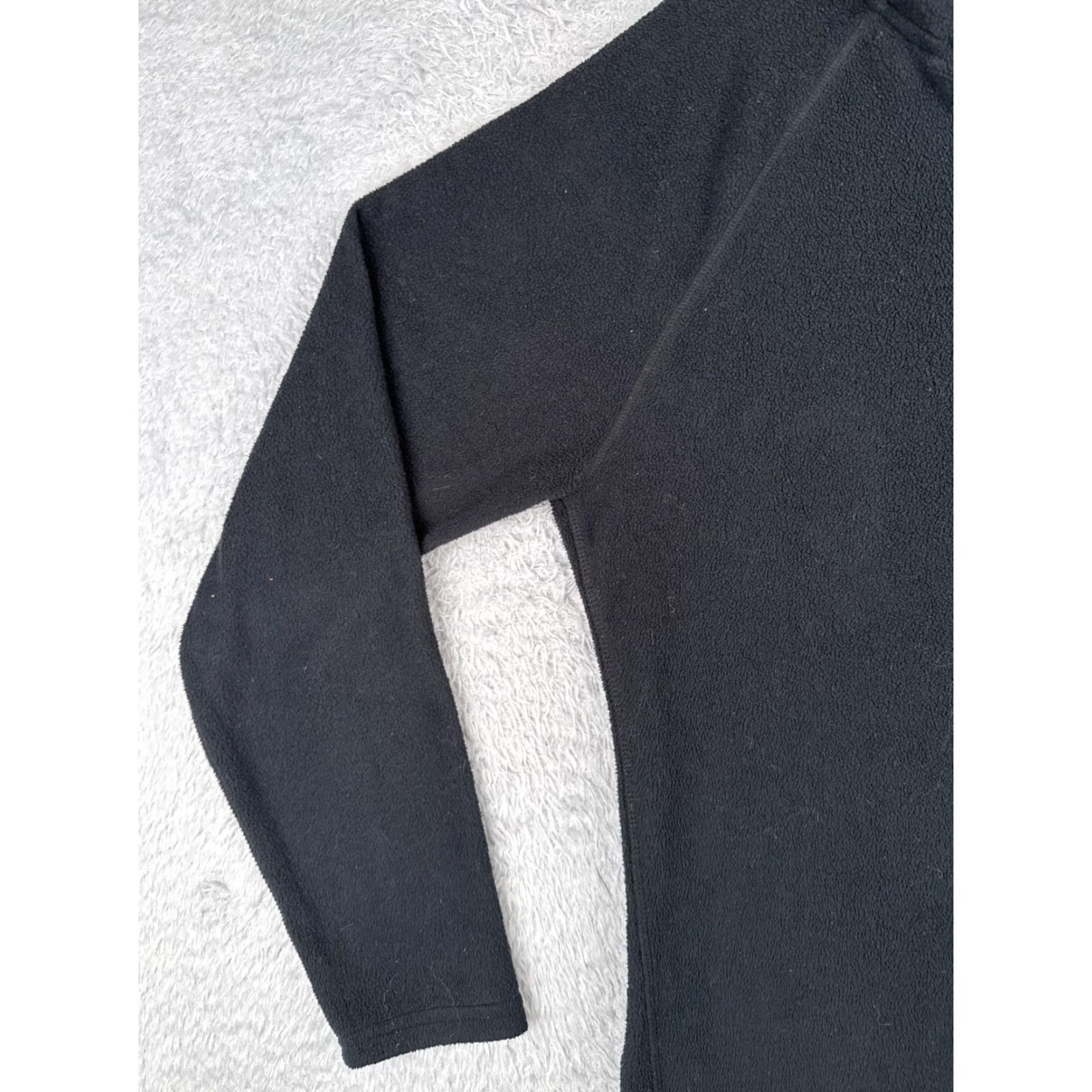 Vintage Cabela's Mens Sweater Shirt 1/4 Zip Pullover Black Long Sleeve Fleece Polyester Mock Neck Size US M / EU 48-50 / 2 - 3 Thumbnail