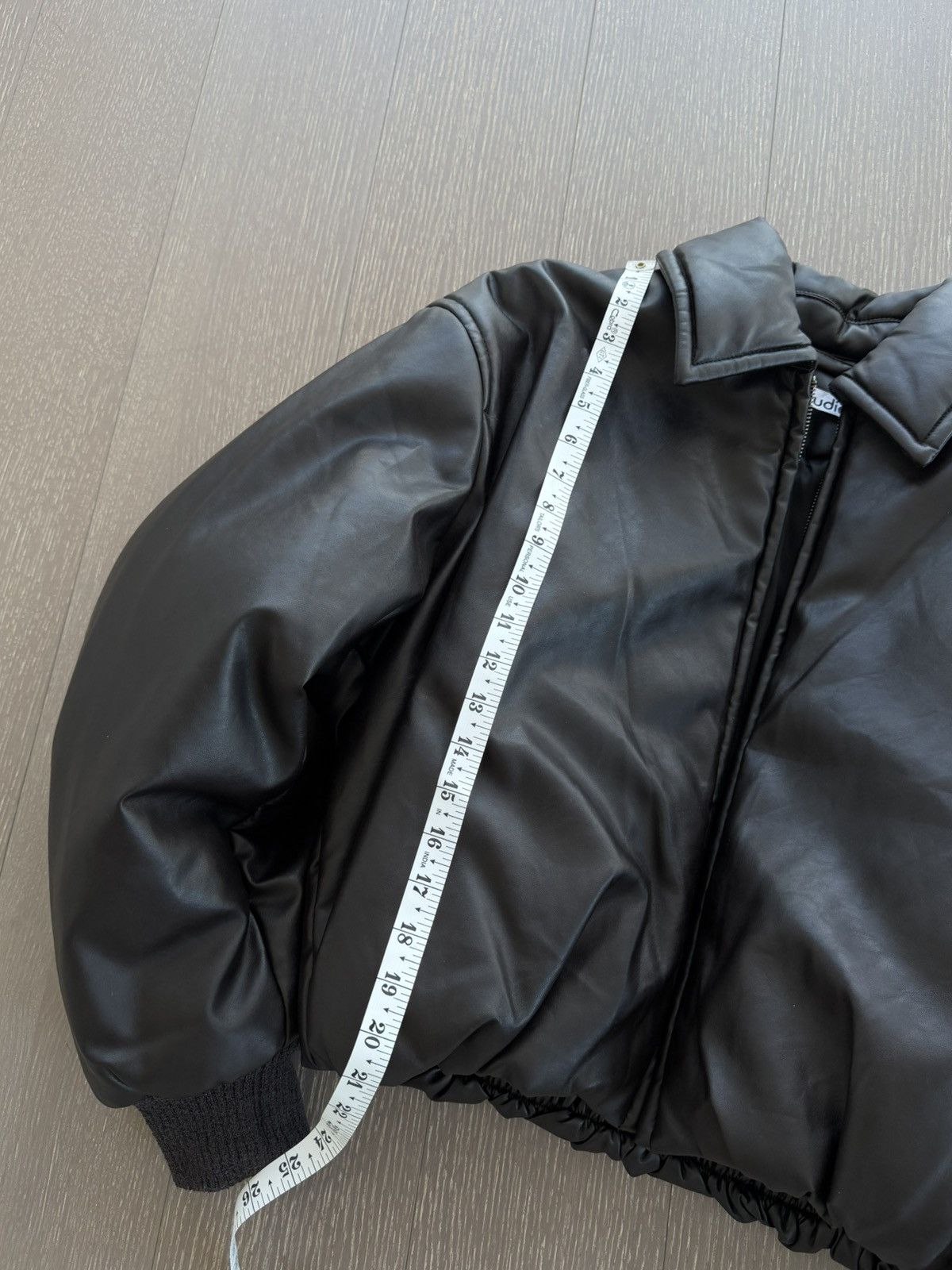 Acne Studios Acne Studios Oversized Dark Brown Leather-Look Bomber Jacket Size XS / US 0-2 / IT 36-38 - 3 Thumbnail