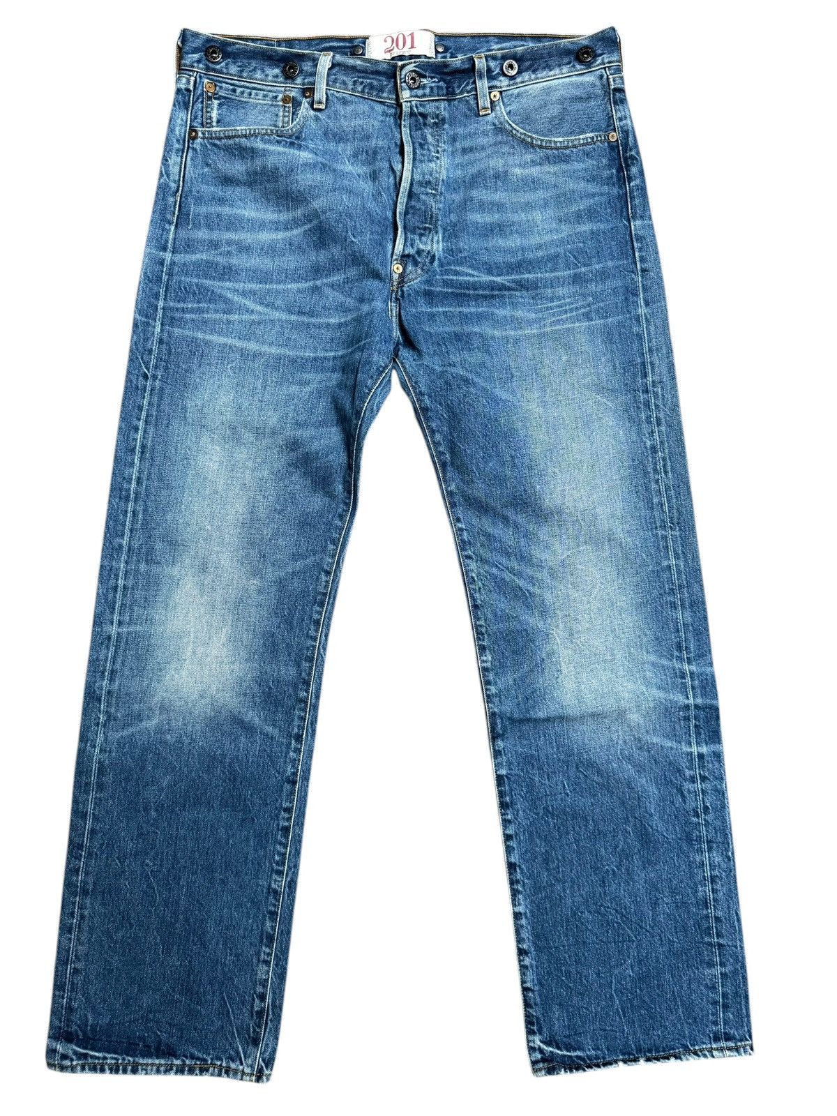 Levi's Authentic Levi’s 201 classic straight jeans 34x32 Size US 34 / EU 50 - 7 Thumbnail
