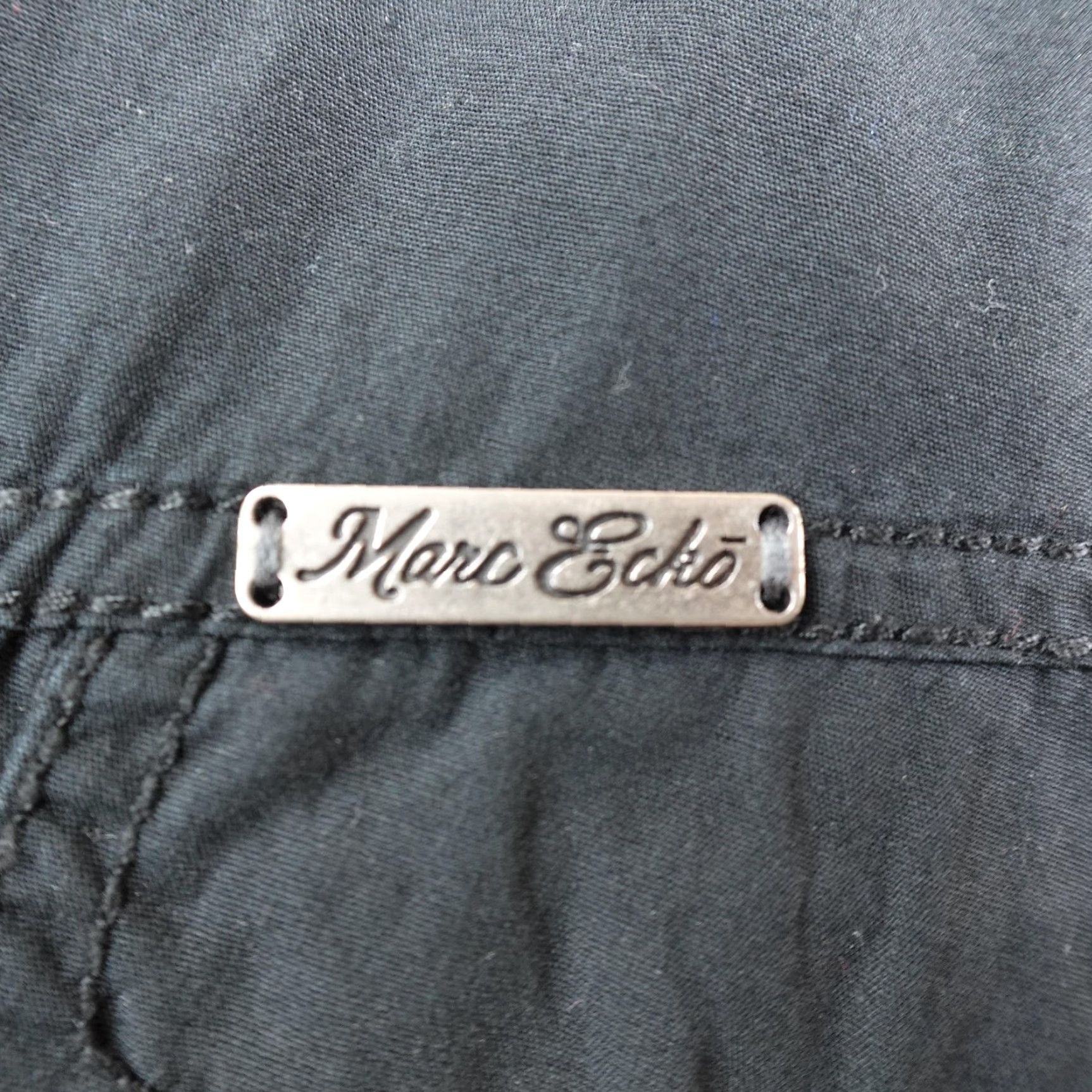 Vintage Marc Ecko Shirt Mens XL Black Western Pearl Snap Button Up Military Utility Y2K Size US XL / EU 56 / 4 - 4 Thumbnail
