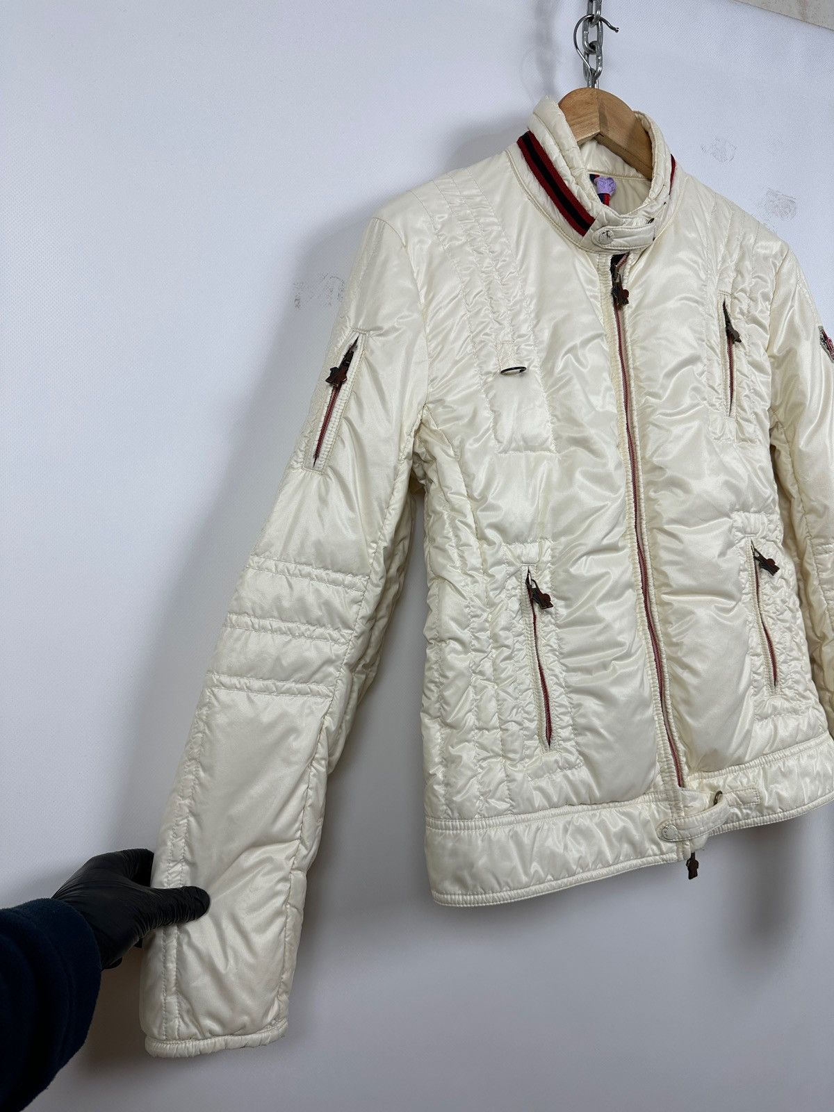 Moncler Moncler Grenoble Light Beige Zip Up Down Puffer Jacket Size XL / US 12-14 / IT 48-50 - 12 Thumbnail