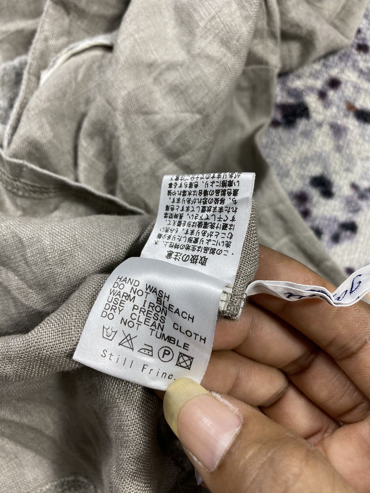 Beauty Beast × If Six Was Nine × Japanese Brand Rare Vintage Vent Blanc Linen japanese double pocket cropped Size US L / EU 52-54 / 3 - 9 Thumbnail