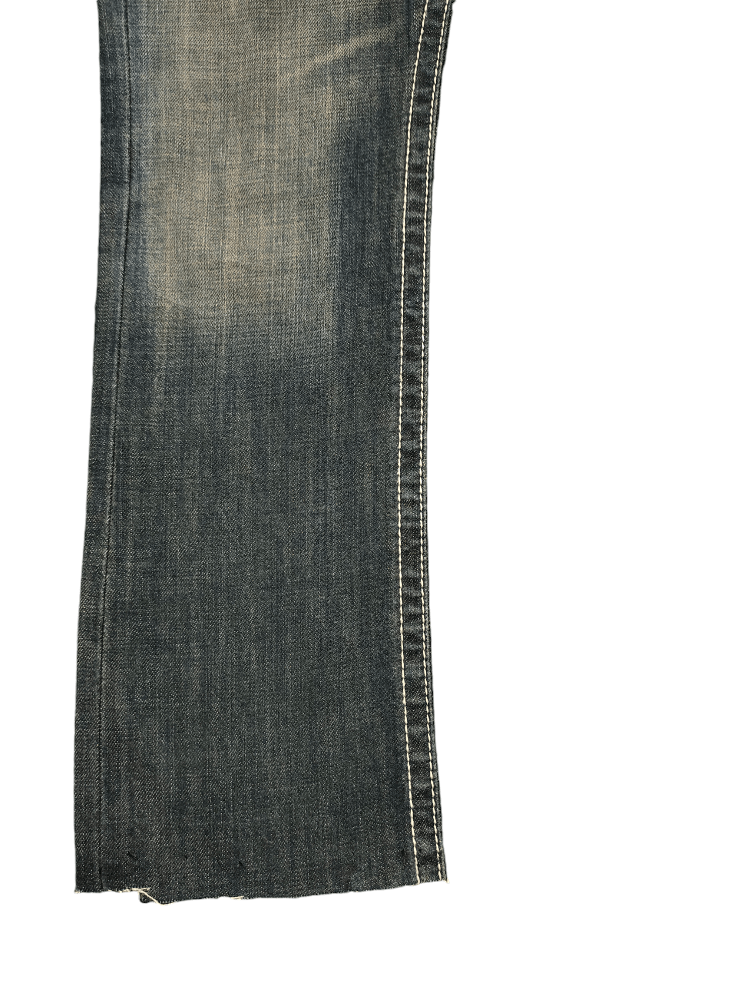 semanticdesign Flare Jeans Semantic Design Gun Embroidered Distress Bootcut Size US 31 - 11 Thumbnail
