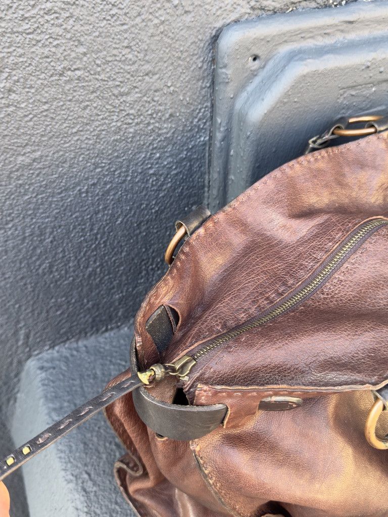 HENRY BEGUELIN × Vintage Henry Beguelin Handbag Purse Brown Leather Size ONE SIZE - 7 Thumbnail