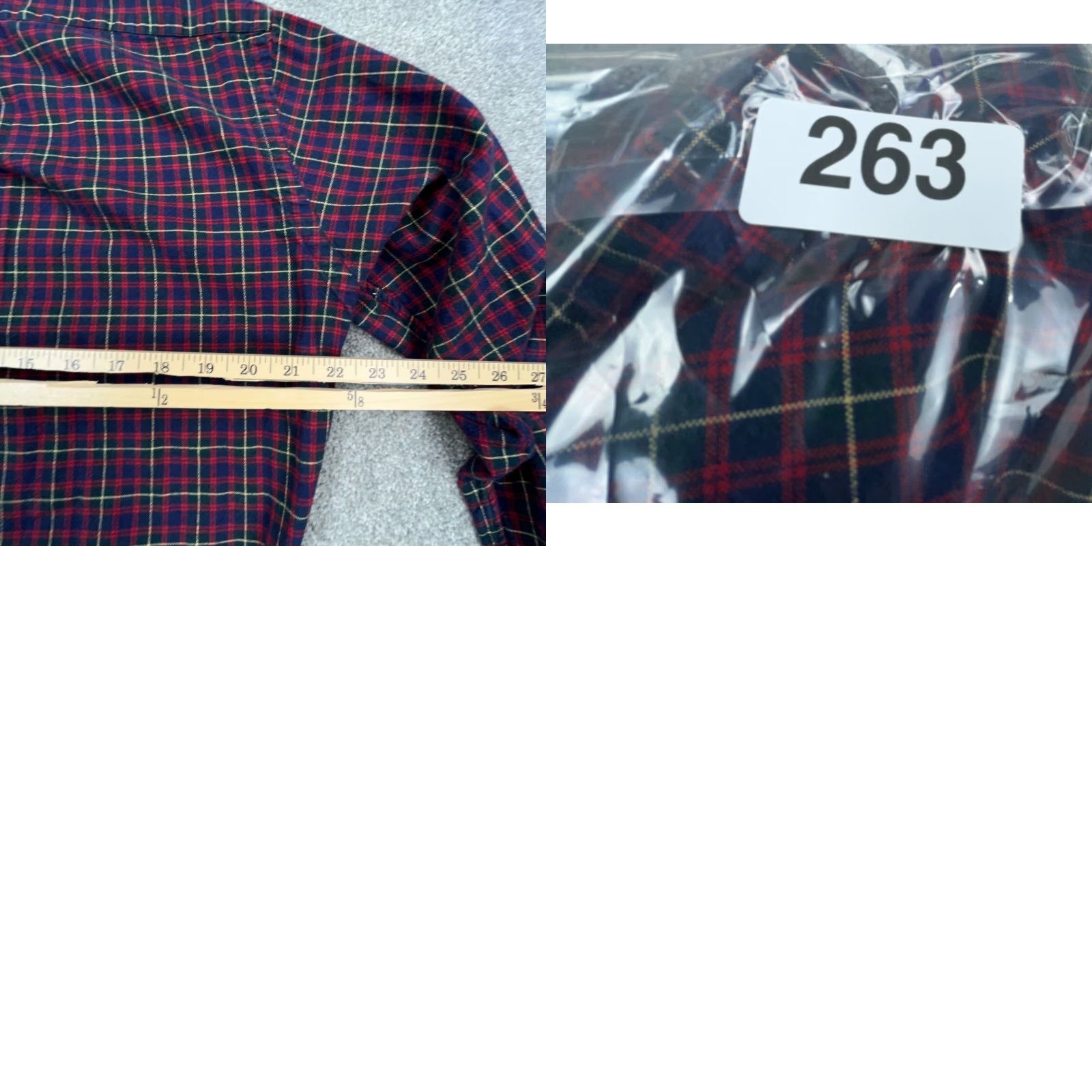 Ralph Lauren Ralph Lauren Shirt Men Medium Red Blue Flannel Button Up Tartan Classic Fit Size US L / EU 52-54 / 3 - 8 Thumbnail