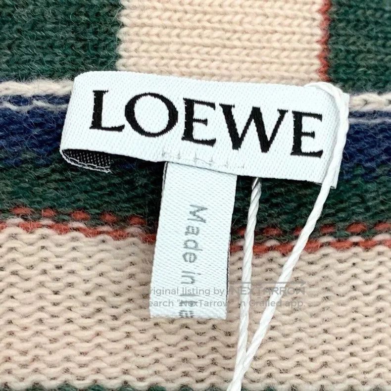 Loewe Loewe Striped Logo Wool Cardigan Coat. Size US M / EU 48-50 / 2 - 5 Thumbnail