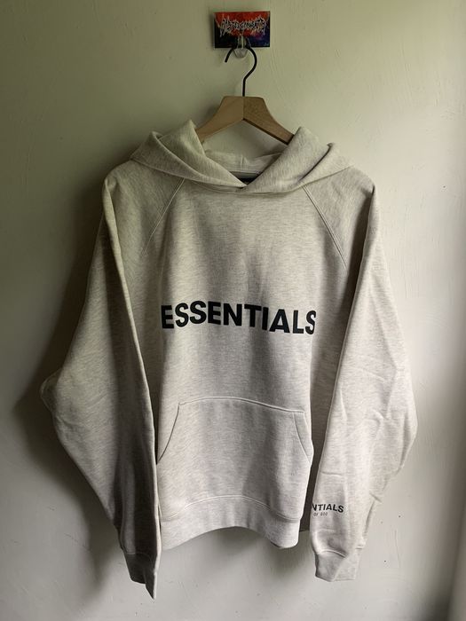 Fear of God Fear Of God Essentials SS20 Hoodie Oatmeal | Grailed