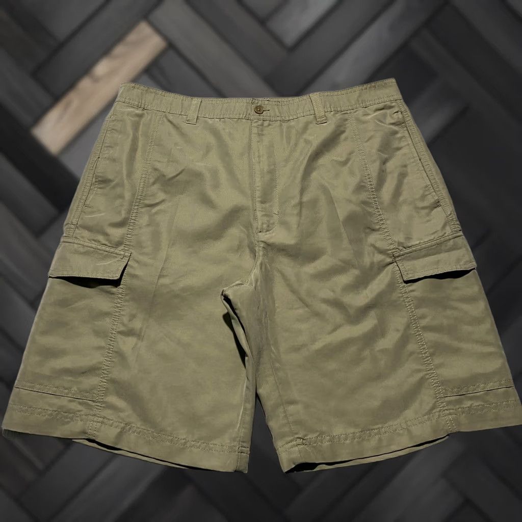 Alfani Alfani Mens 36 Khaki Cargo Shorts Modal Blend Tan Utility Summer Casual Size US 36 / EU 52 - 1 Thumbnail