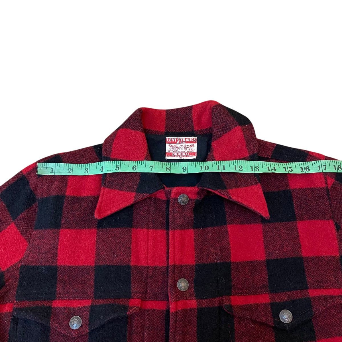 Levi's Vintage Levis Buffalo Check Cpo Wool Jacket L Size Size US L / EU 52-54 / 3 - 16 Thumbnail