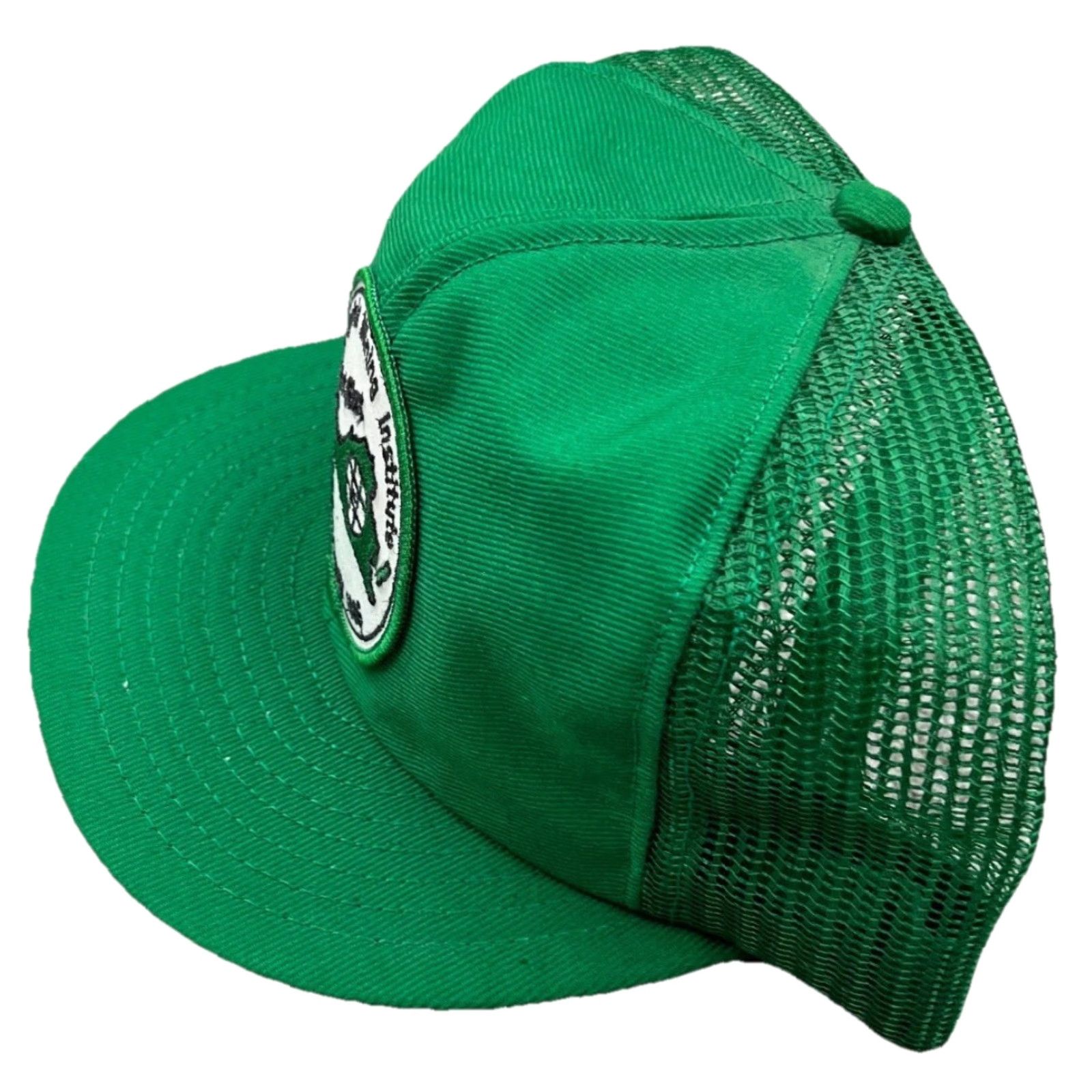 Coal Vintage Louisville MFG Trucker Hat Cap Snap Back Green Patch USA Coal Mining 80s Size ONE SIZE - 4 Thumbnail
