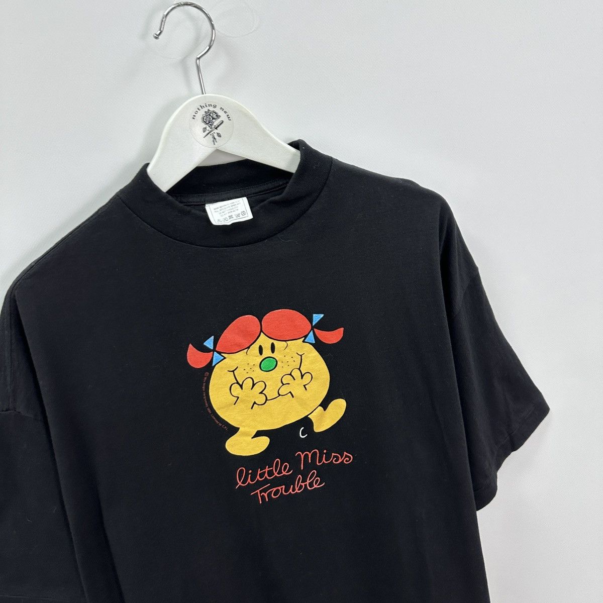 Vintage Vintage 90s Little Miss Trouble Roger Hargreaves cartoon tee Size US XL / EU 56 / 4 - 4 Thumbnail