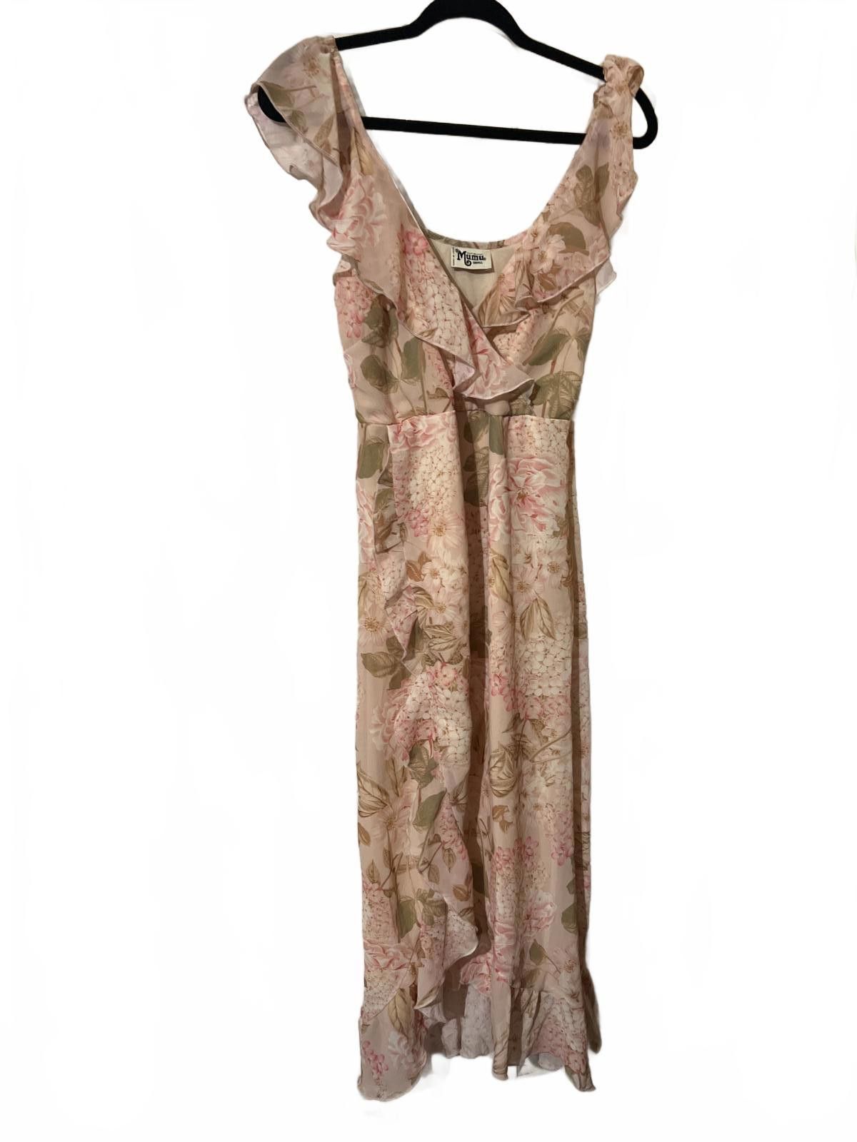 Other Show me your Mumu floral Ruffle Midi Dress Soft Pink S Size S / US 4 / IT 40 - 2 Thumbnail