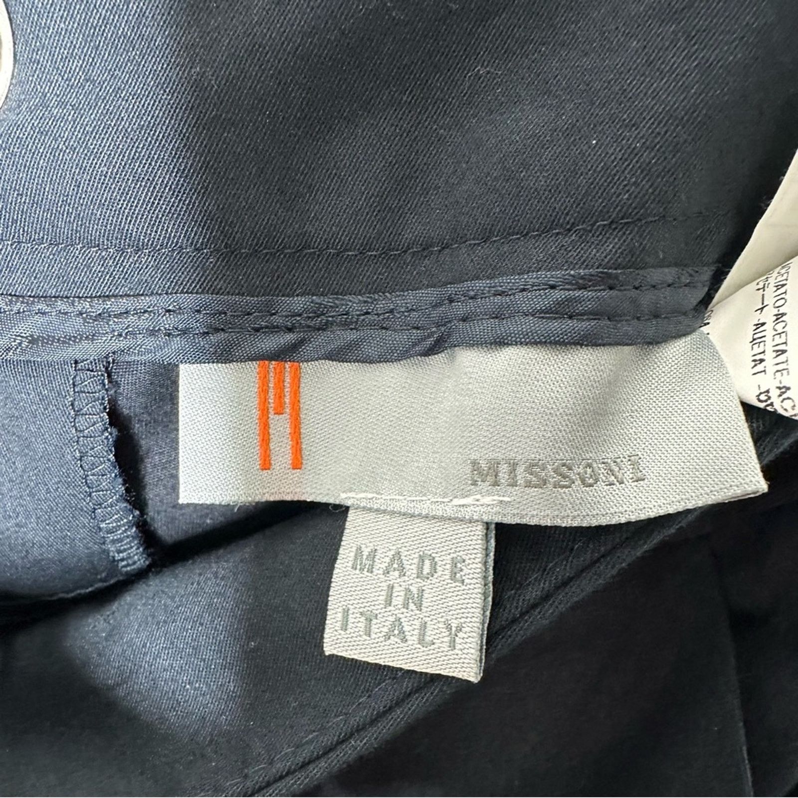 Missoni MISSONI Navy Slacks NWT in Size 4 Size 27" / US 4 / IT 40 - 8 Thumbnail