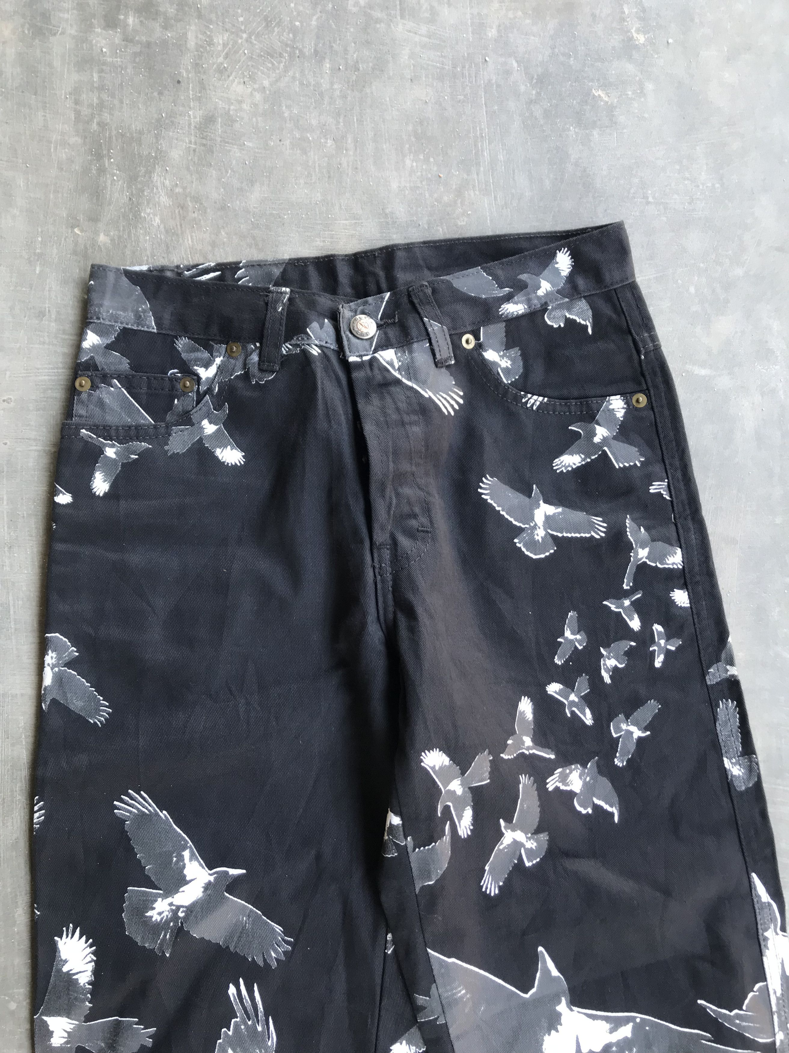 Dexter Wong 90s Dexter Wong All-Over Flying Birds Print Size US 28 / EU 44 - 13 Thumbnail