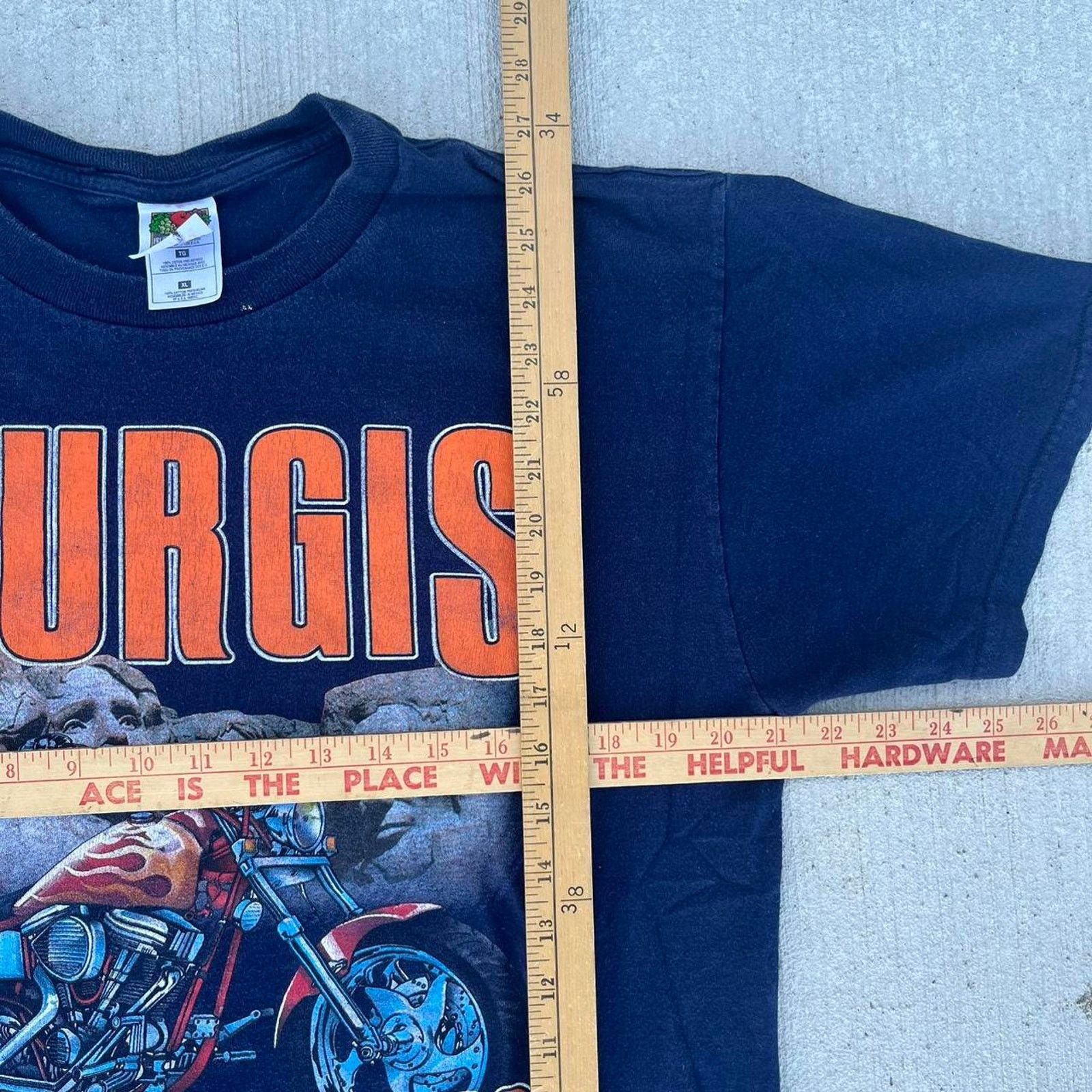 Fruit Of The Loom Vintage sturgis biker rally tshirt Size US XL / EU 56 / 4 - 5 Thumbnail