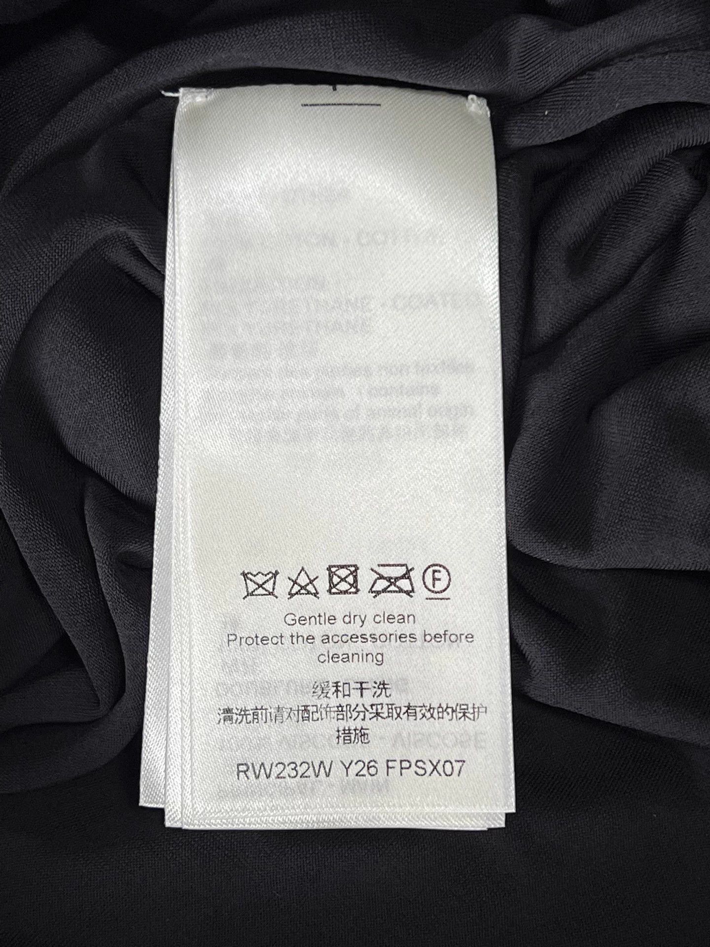 Louis Vuitton LV Women's Black Color Blocked Leather & Silk Pleated Skirt 34 Size 25" / US 0 / IT 36 - 7 Thumbnail