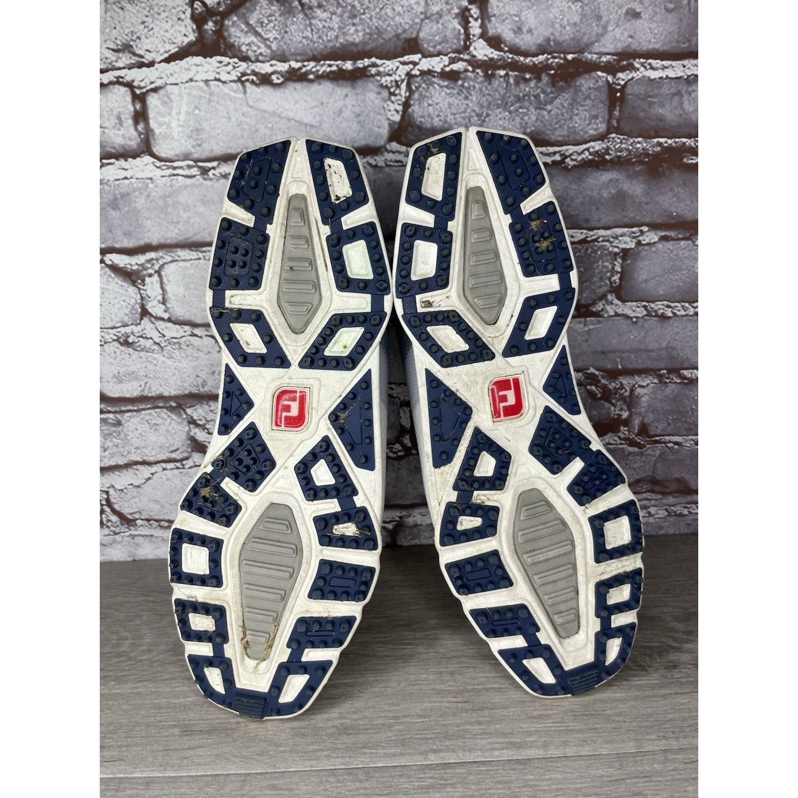 Footjoy FootJoy Golf PRO SL SPORT 53854 White Blue Lace Up Shoes Men Size US 12 / EU 45 - 18 Thumbnail
