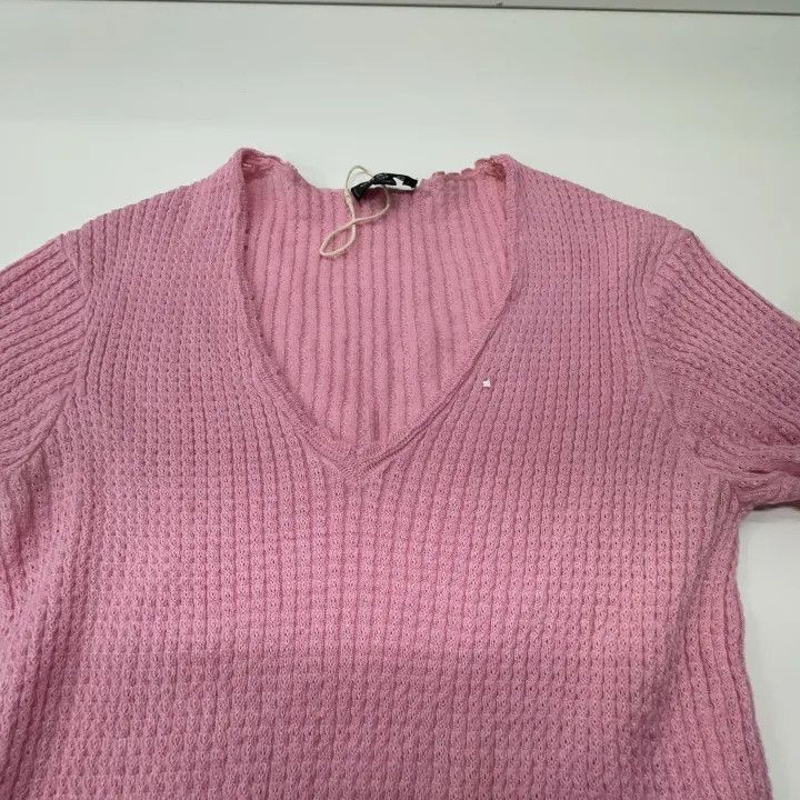 Chanel Chanel Pink Short Sleeve Knit Top Size XS / US 0-2 / IT 36-38 - 6 Thumbnail