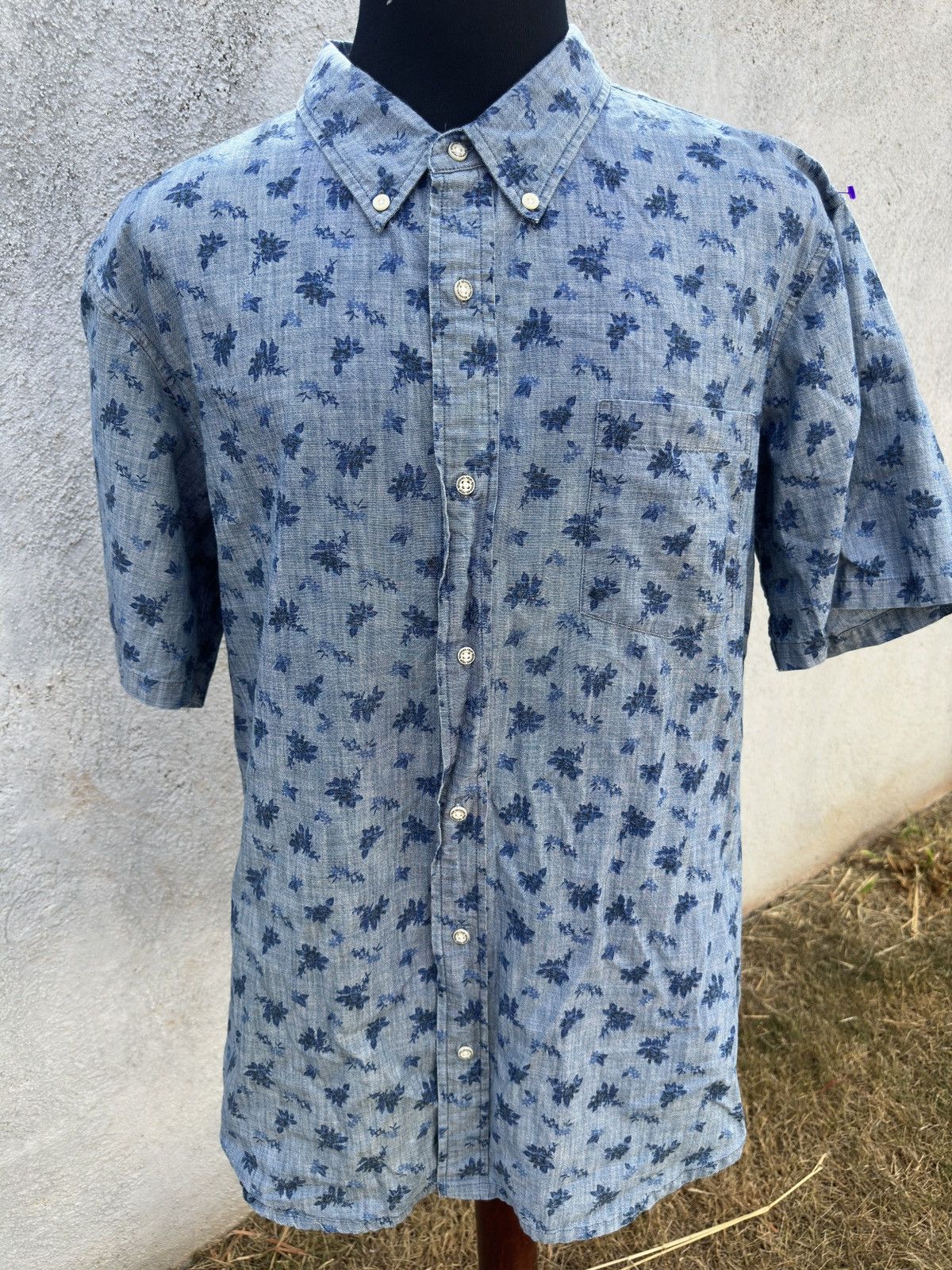 Reyn Spooner Reyn Spooner Tailored Fit Blue Hawaiian Print Men's 2XL Size US XXL / EU 58 / 5 - 1 Thumbnail